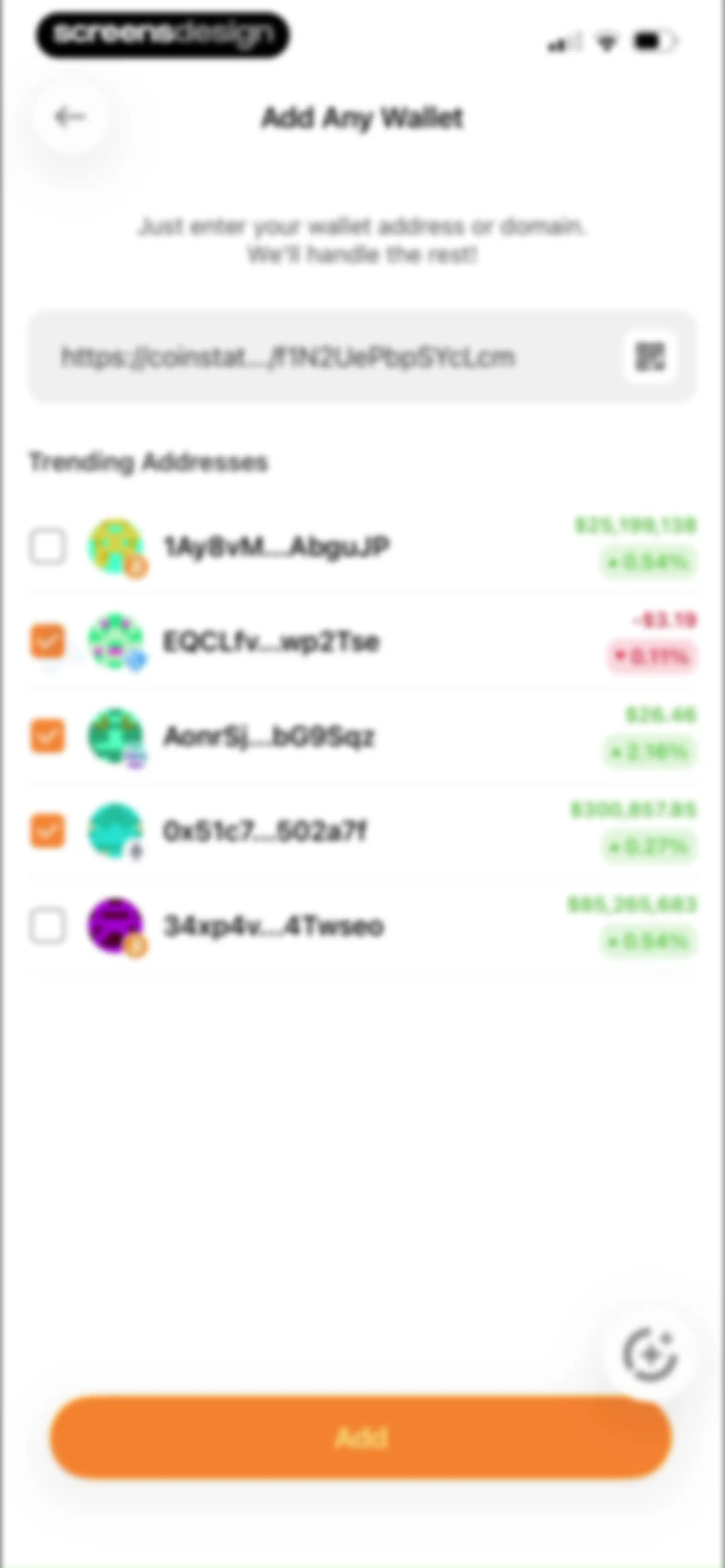 CoinStats: Crypto Portfolio screen 123