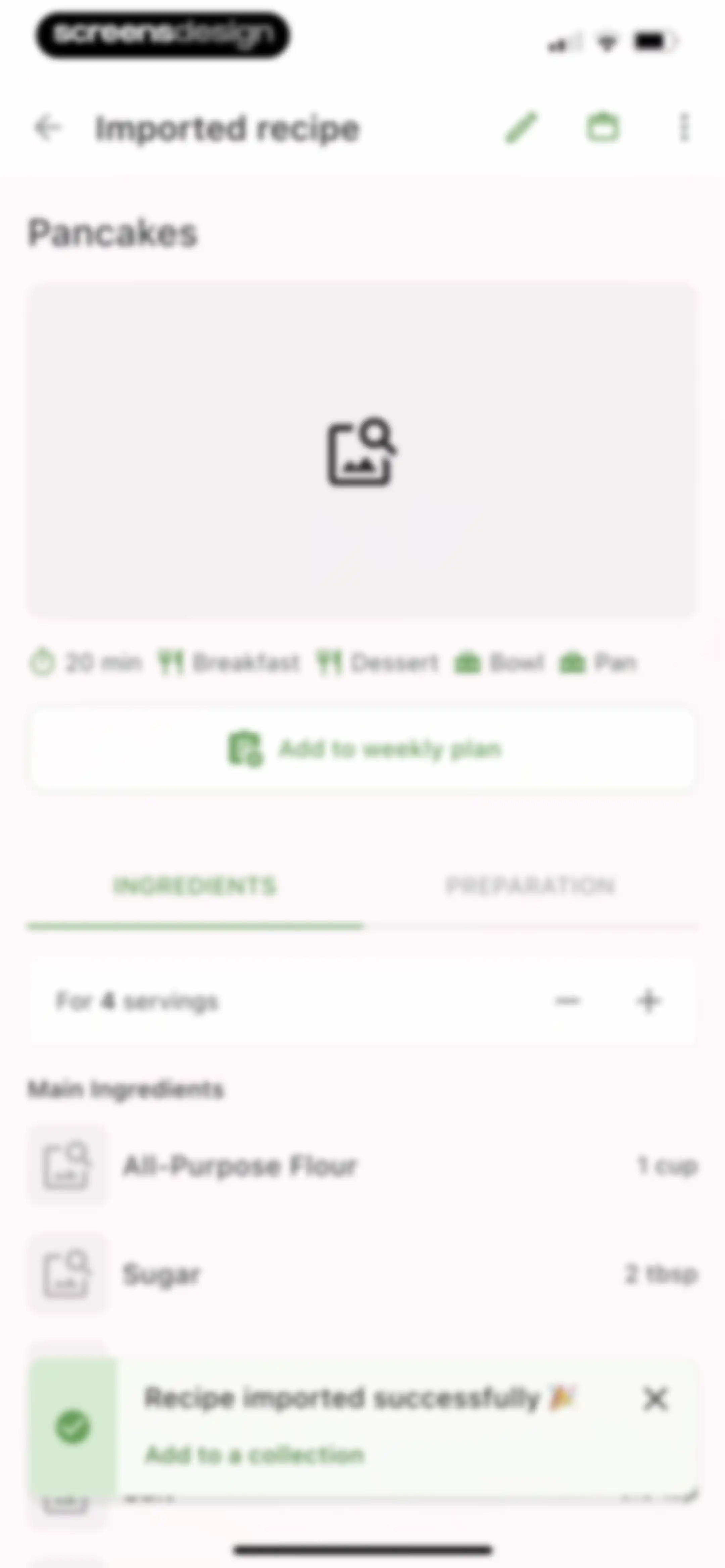 All My Meals - Keep Recipes screen 26