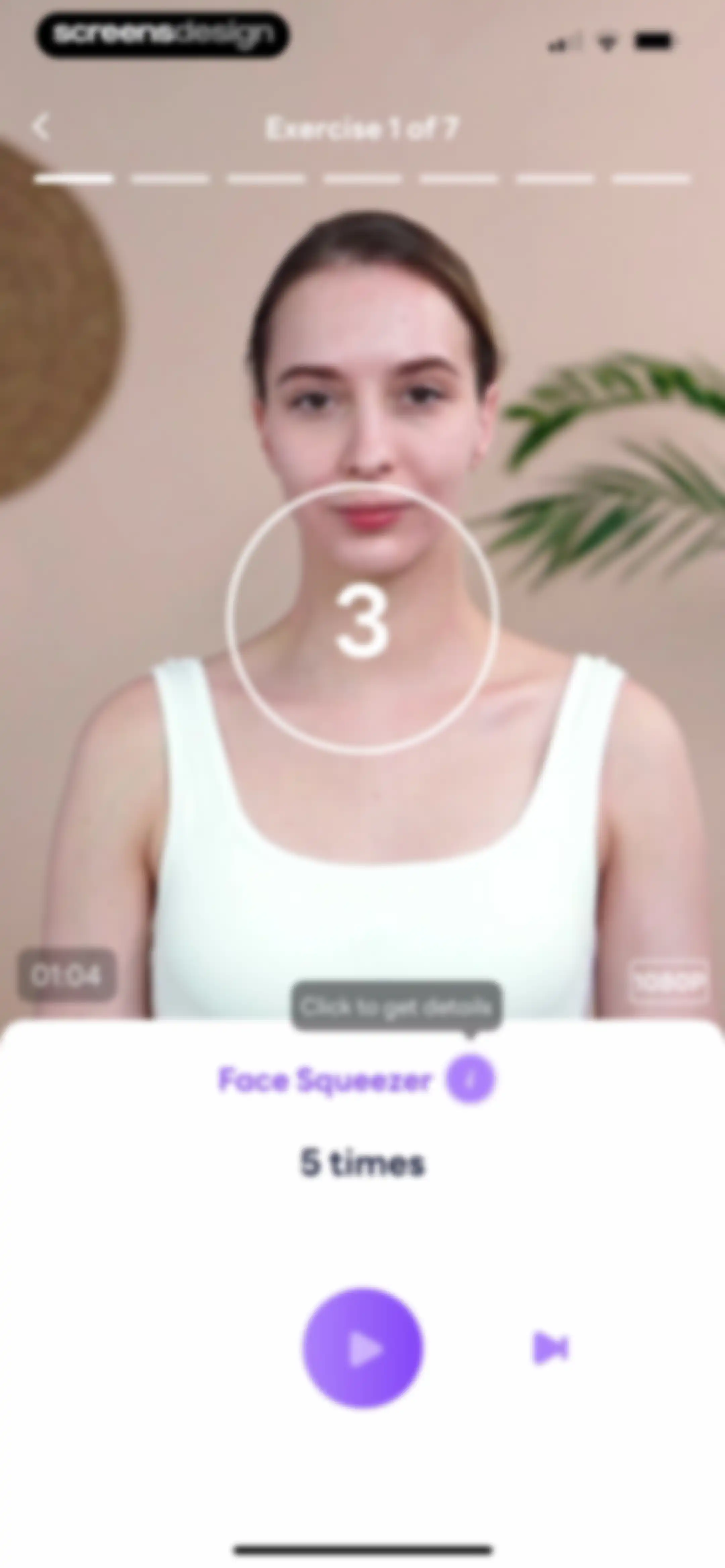 FaceYogi - Face Yoga, Massage screen 38