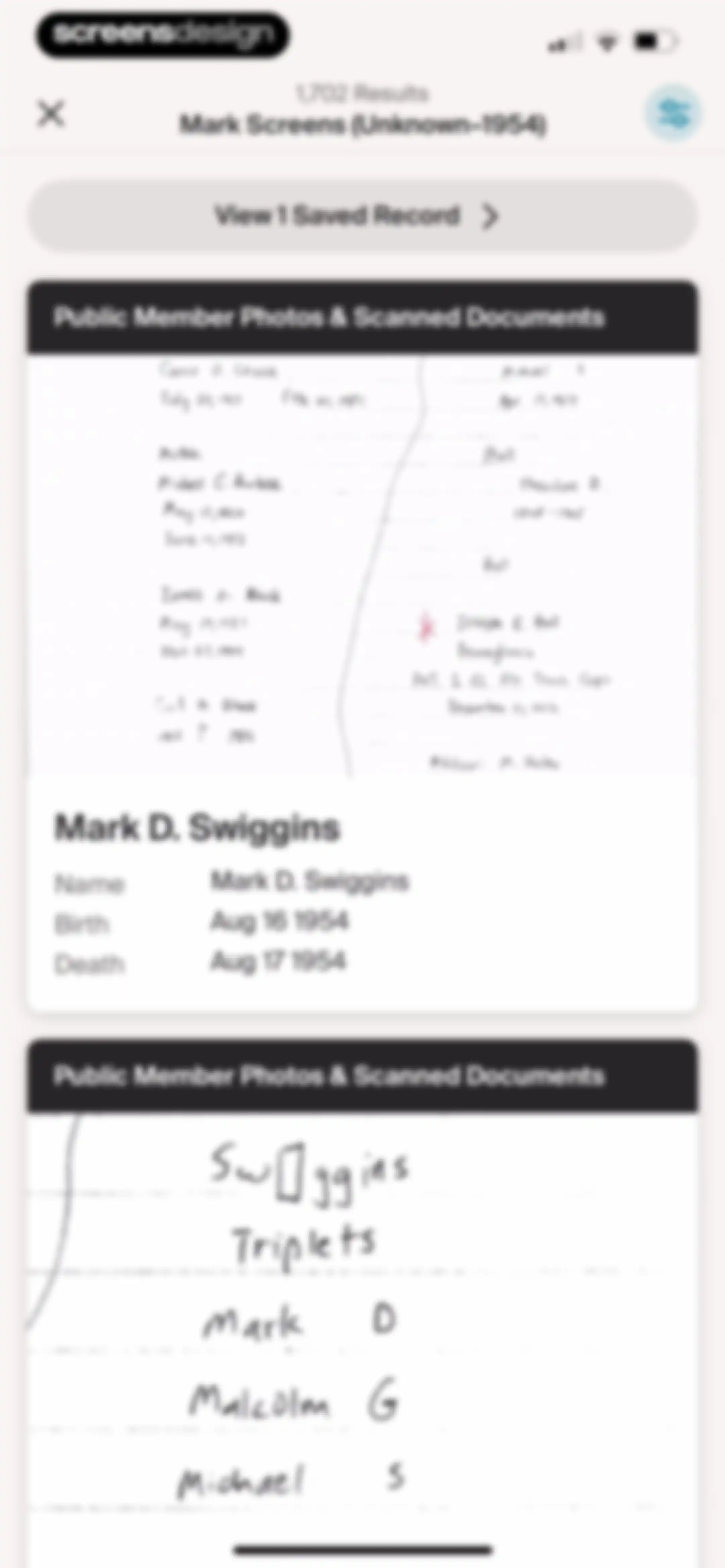 Ancestry: Family History & DNA screen 63