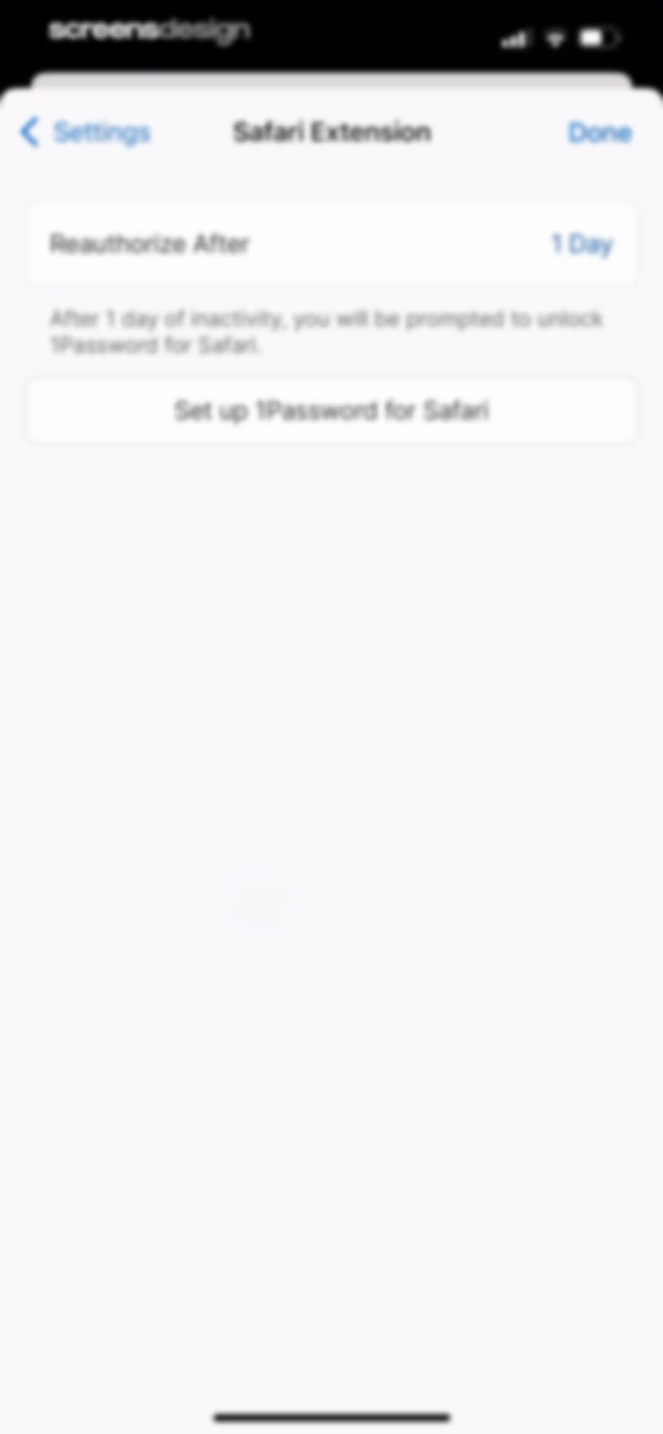 1Password: Password Manager screen 158