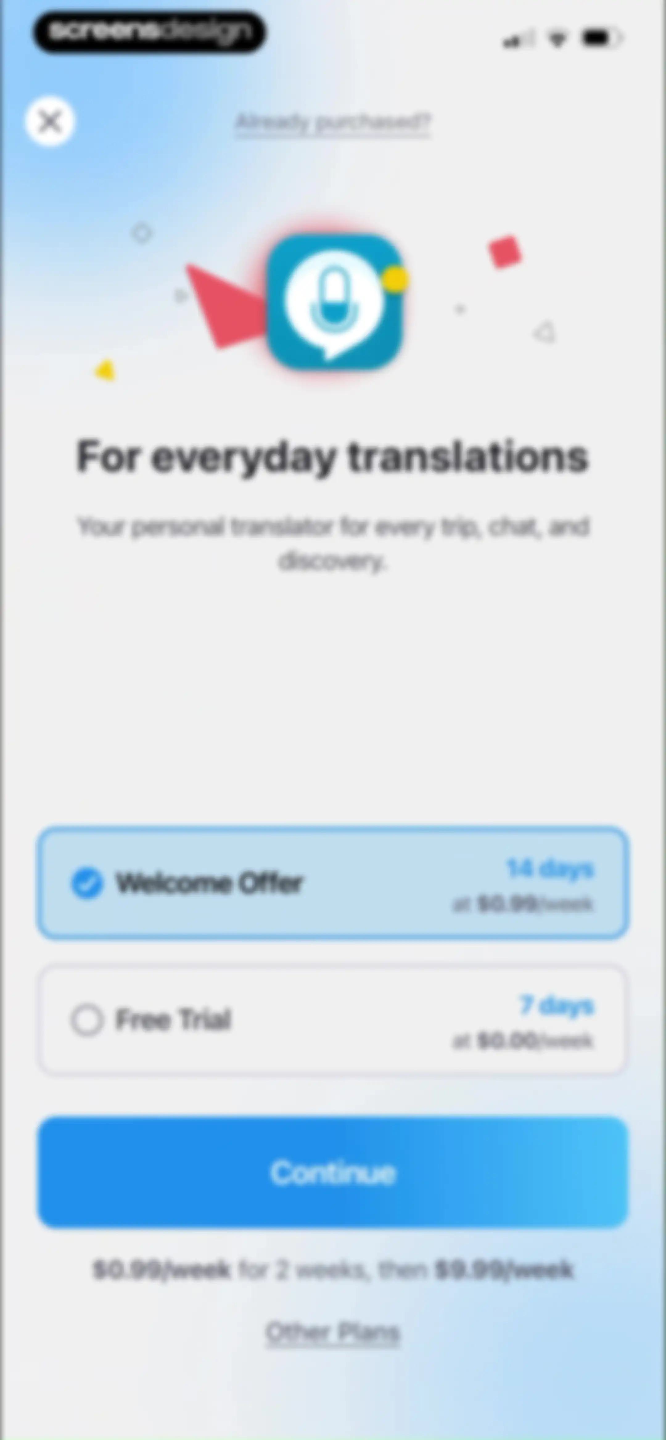 Speak & Translate - Translator screen 12
