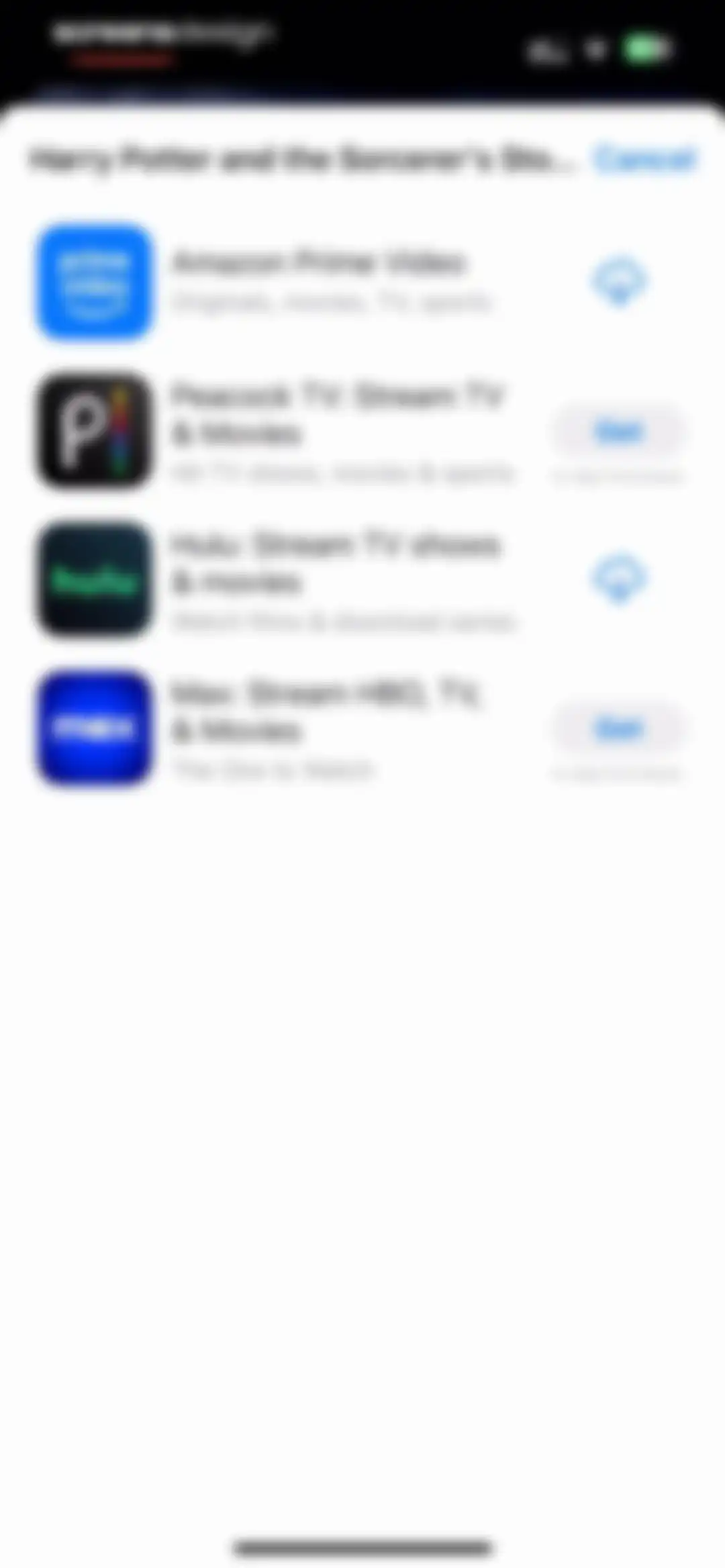 Apple TV screen 44