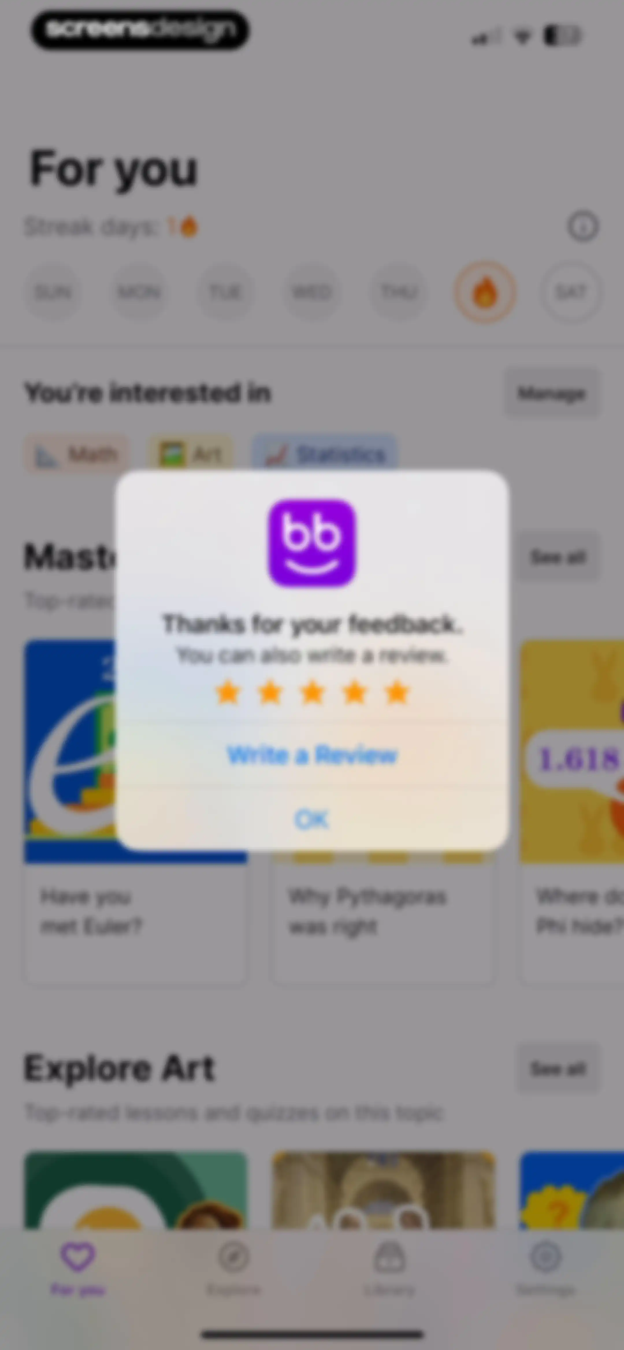 Nibble: Daily Learning & Quiz screen 84