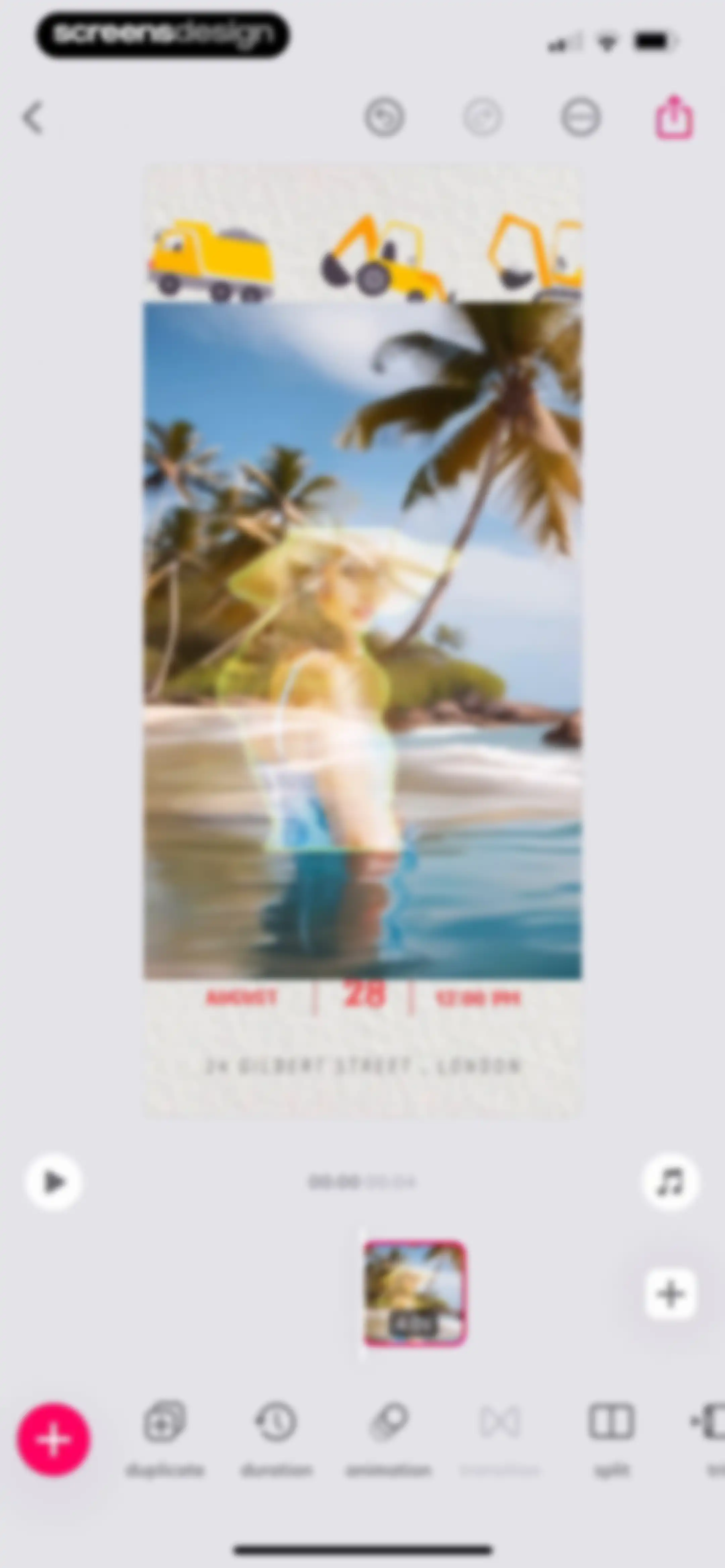 Bazaart AI Photo Editor Design screen 124