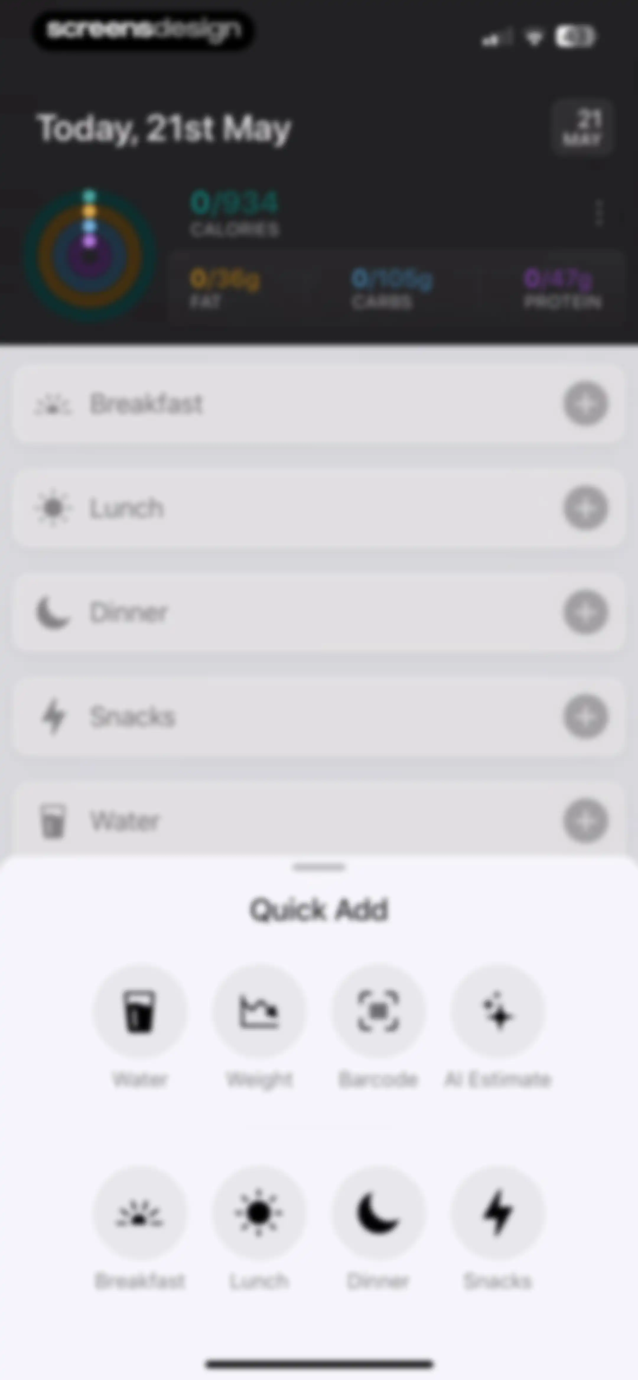 Diet & Food Tracker: EatWell screen 36