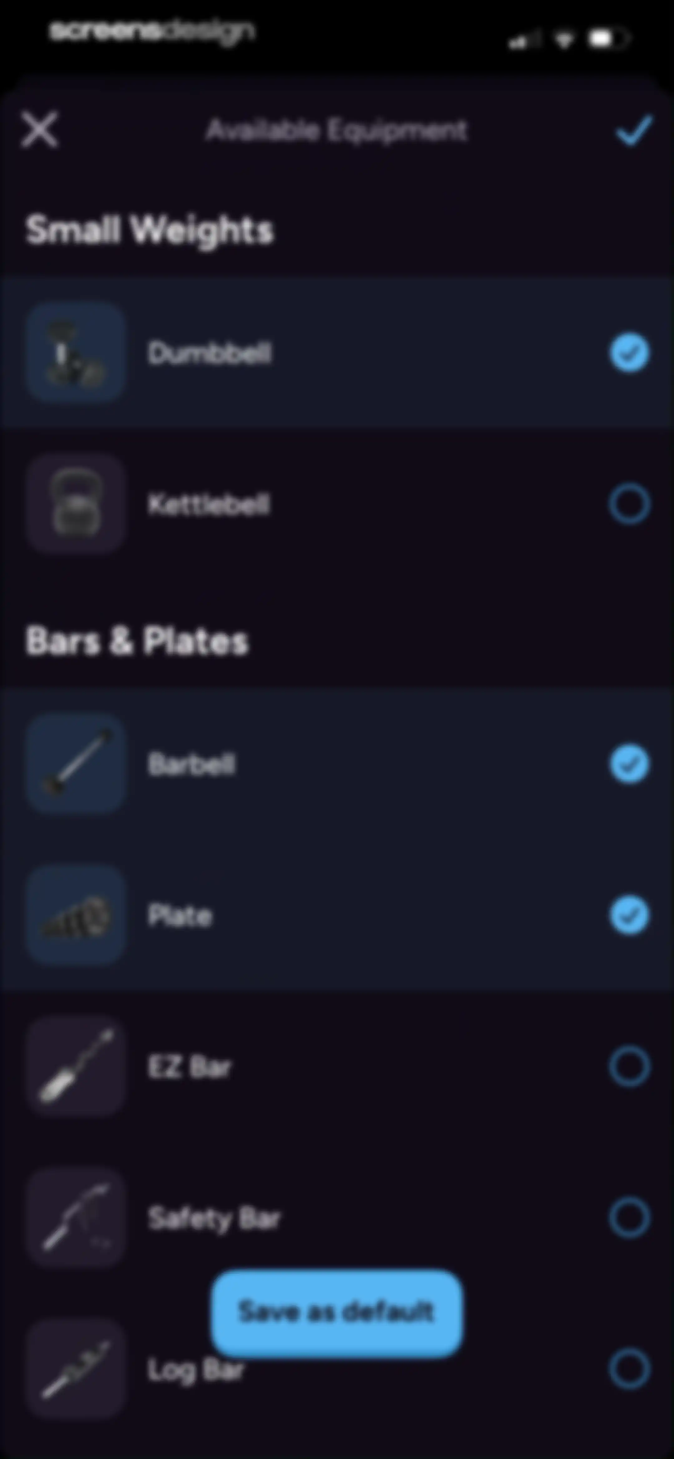 Liftoff - Ranked Gym Workouts screen 158
