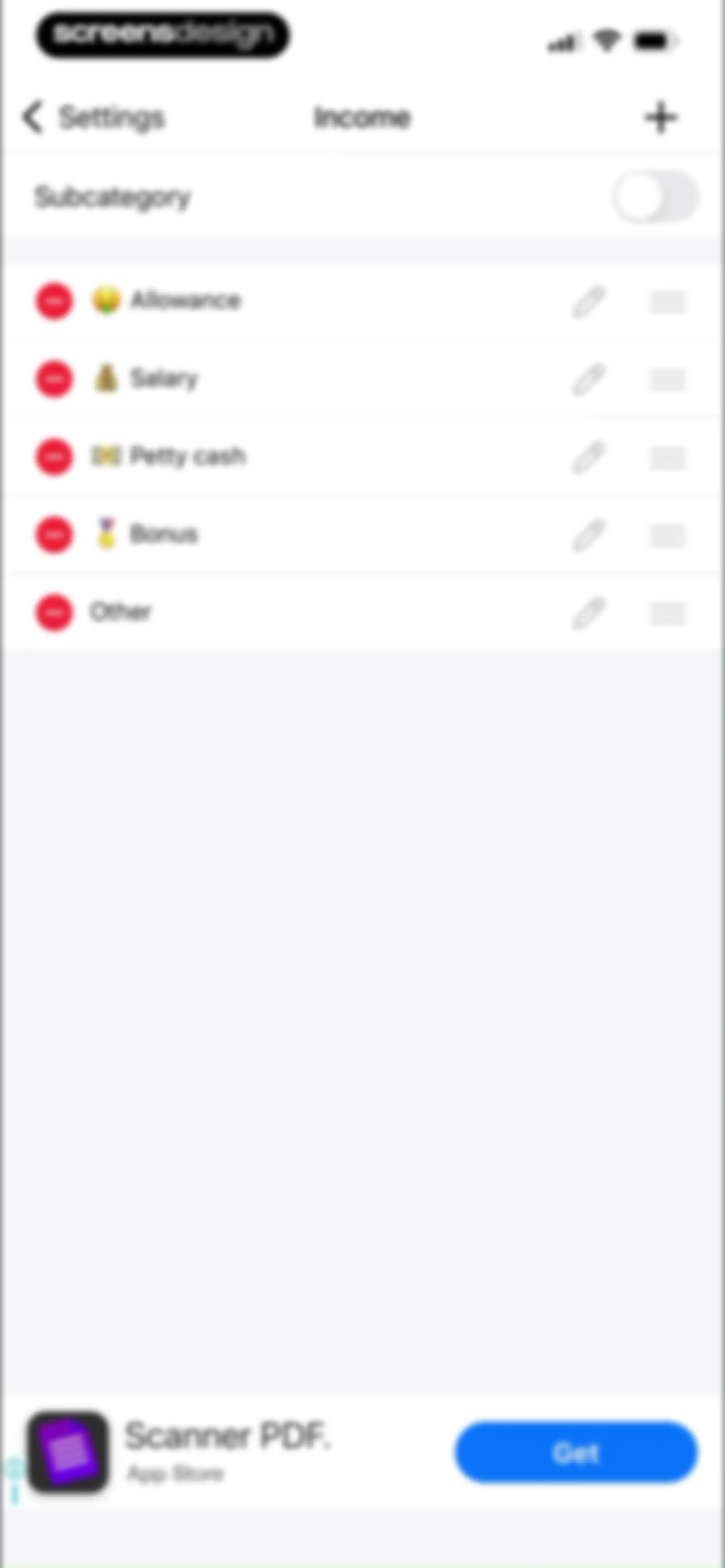Money Manager Expense & Budget screen 95