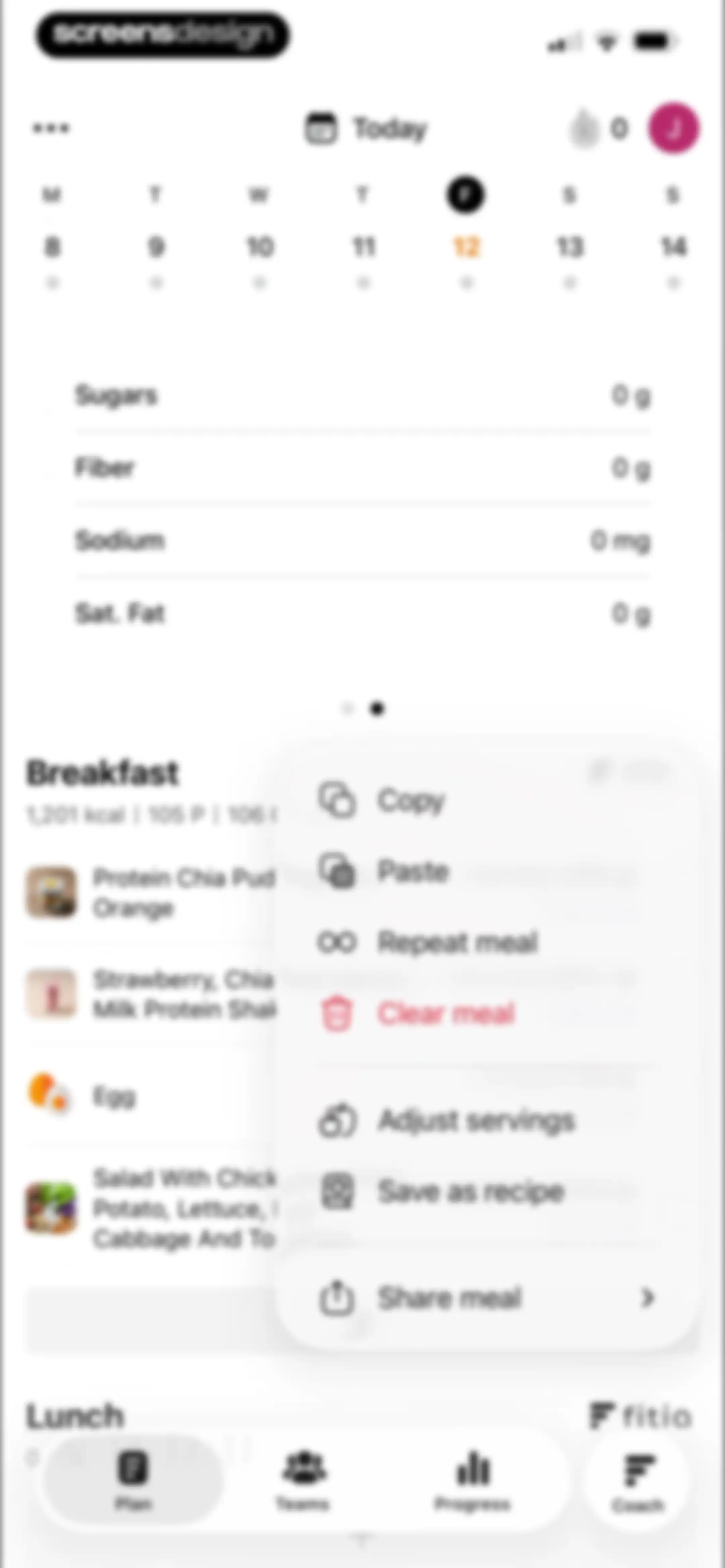 Fitia: Calorie Counter & Diet screen 113