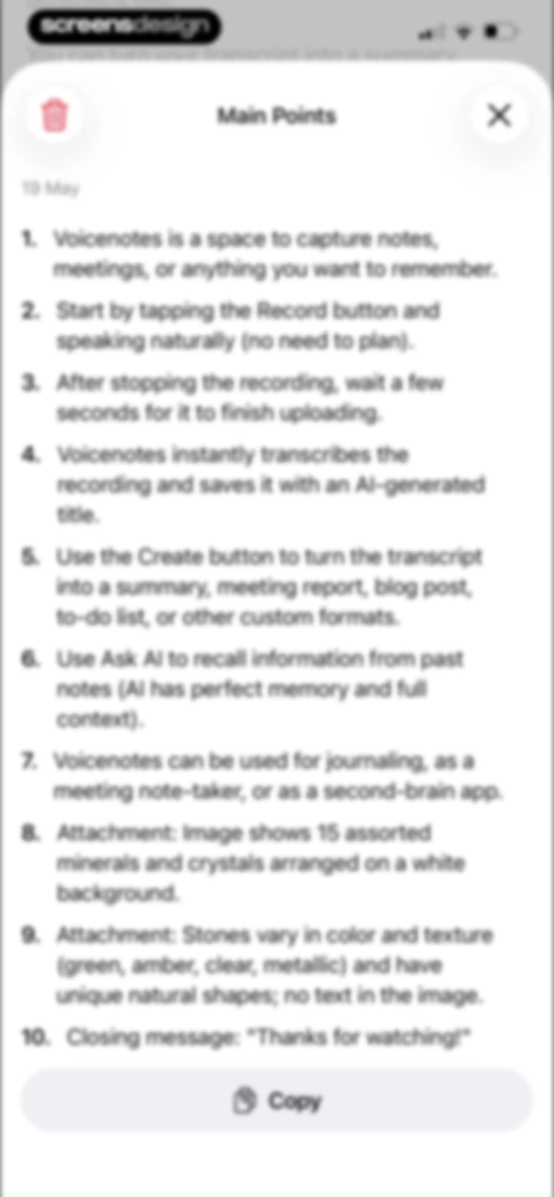 Voicenotes AI Notes & Meetings screen 40