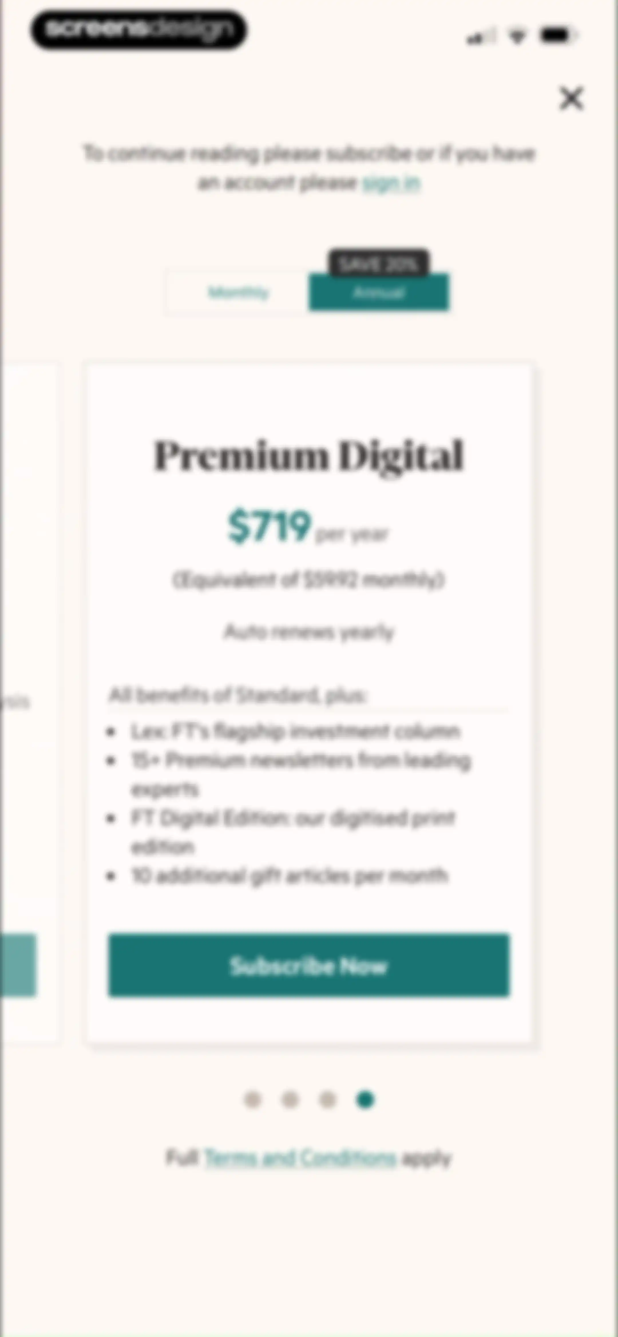 Financial Times: Business News screen 11