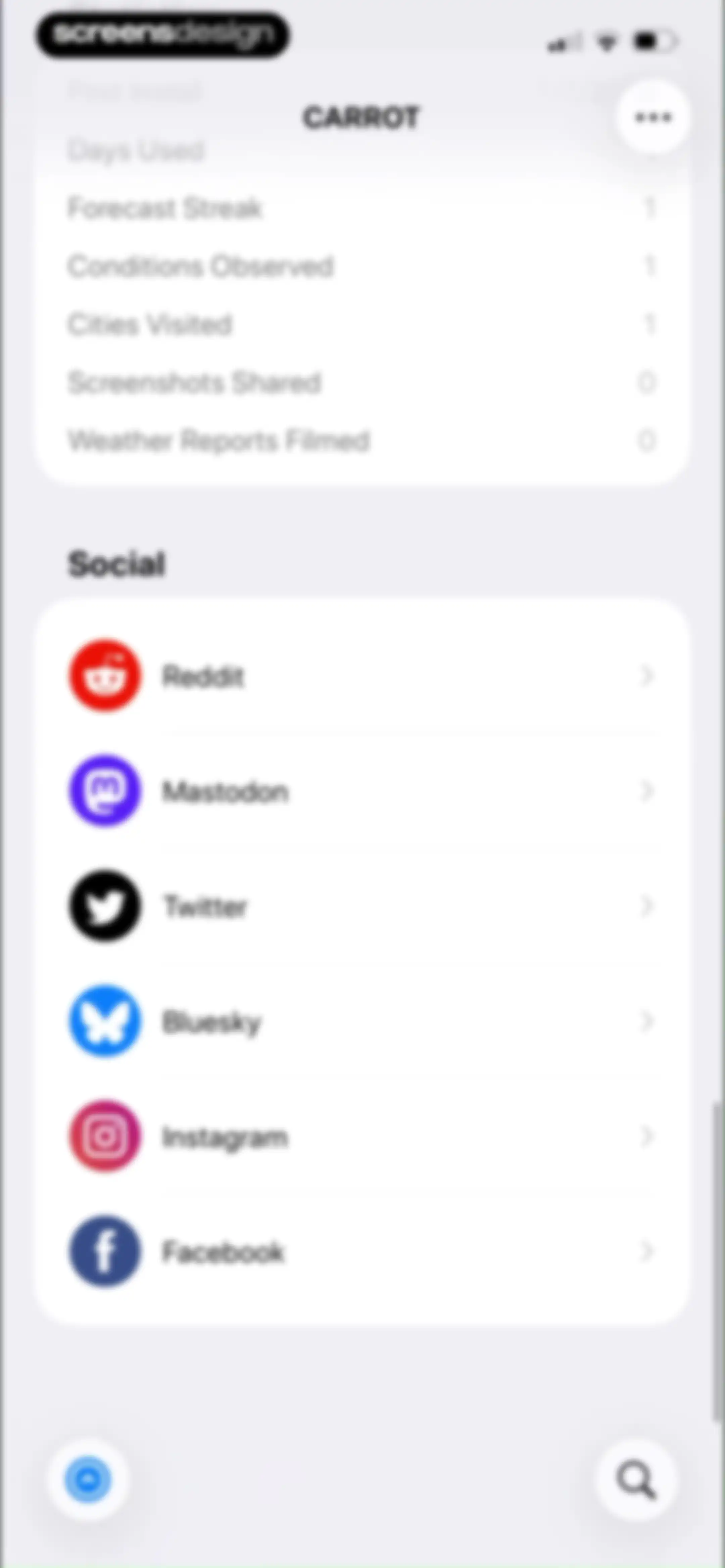 CARROT Weather: Alerts & Radar screen 118