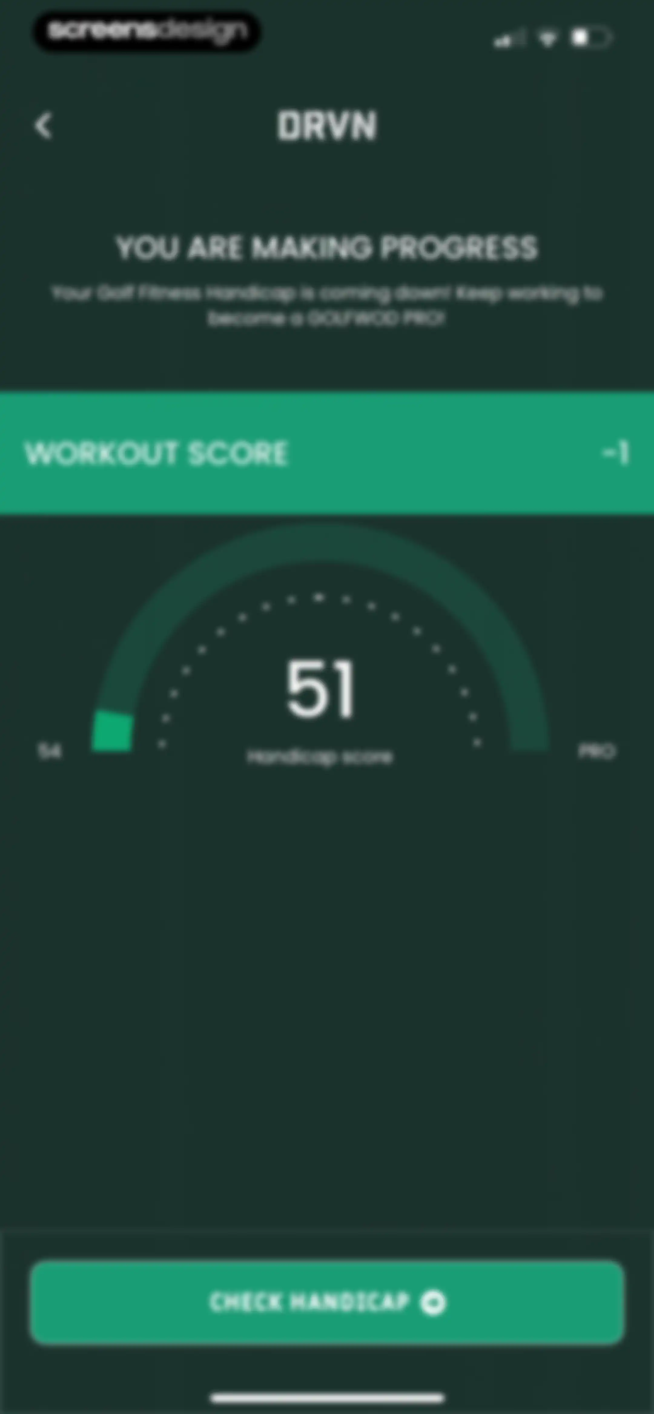 DRVN - Golf & Gym Workouts screen 96