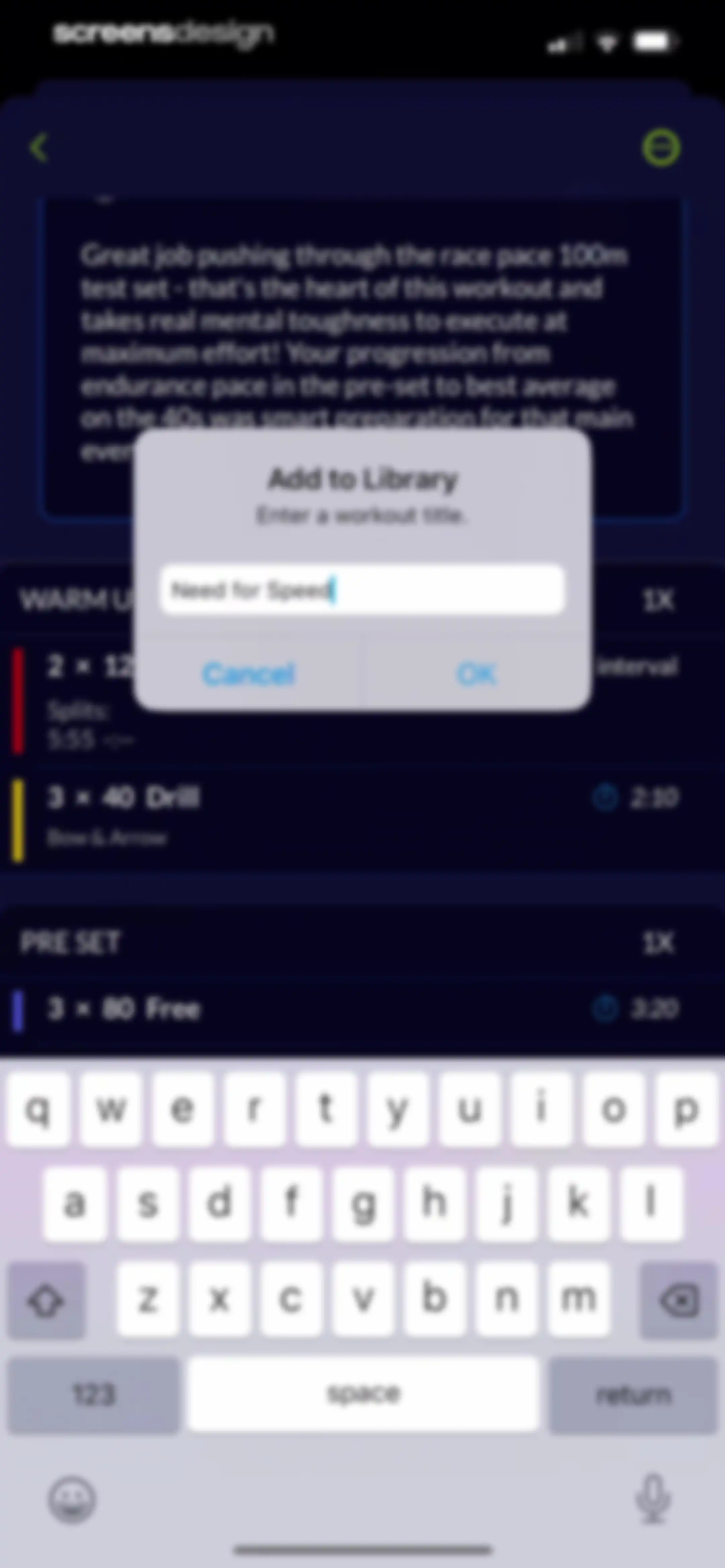 MySwimPro: #1 Swim Workout App screen 81
