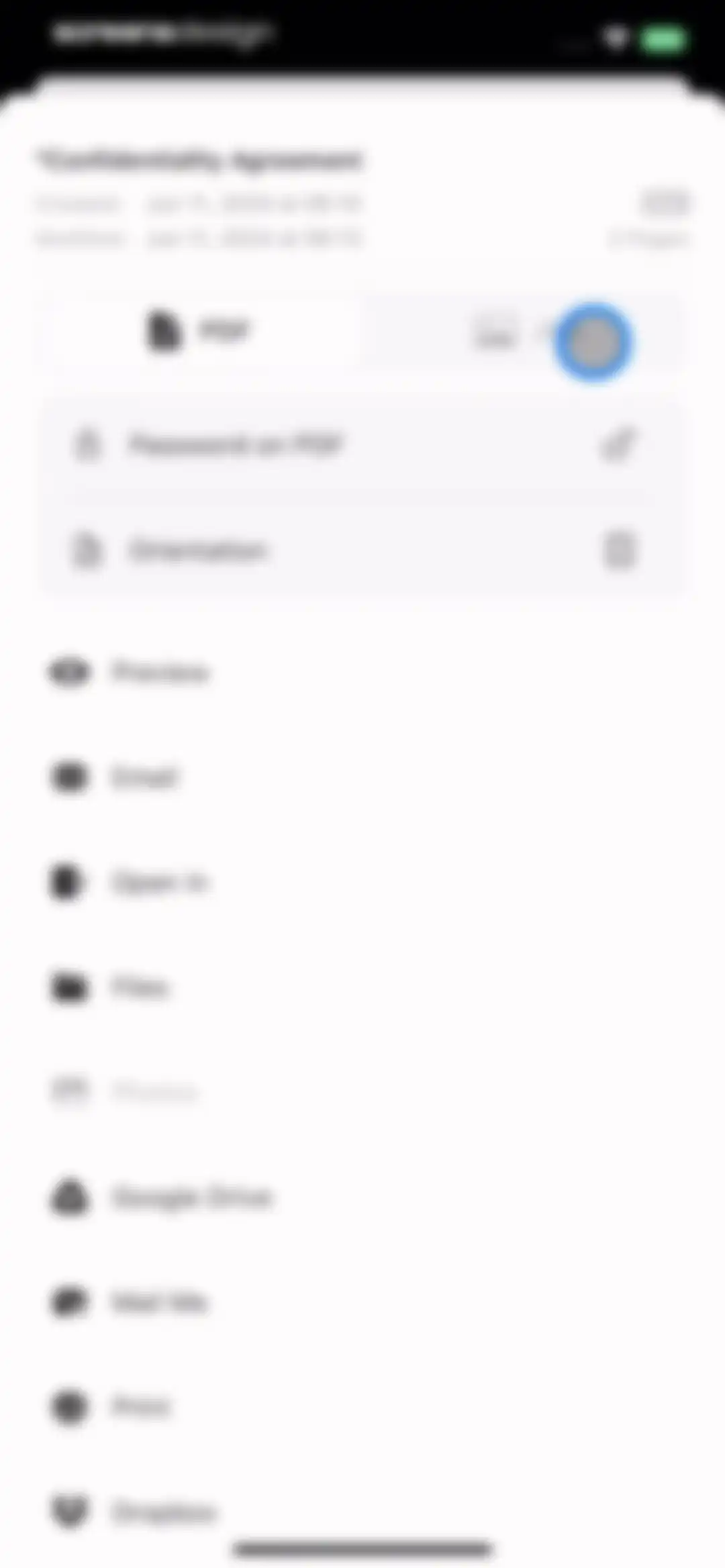 SCAN ACE · PDF Scanner App screen 35