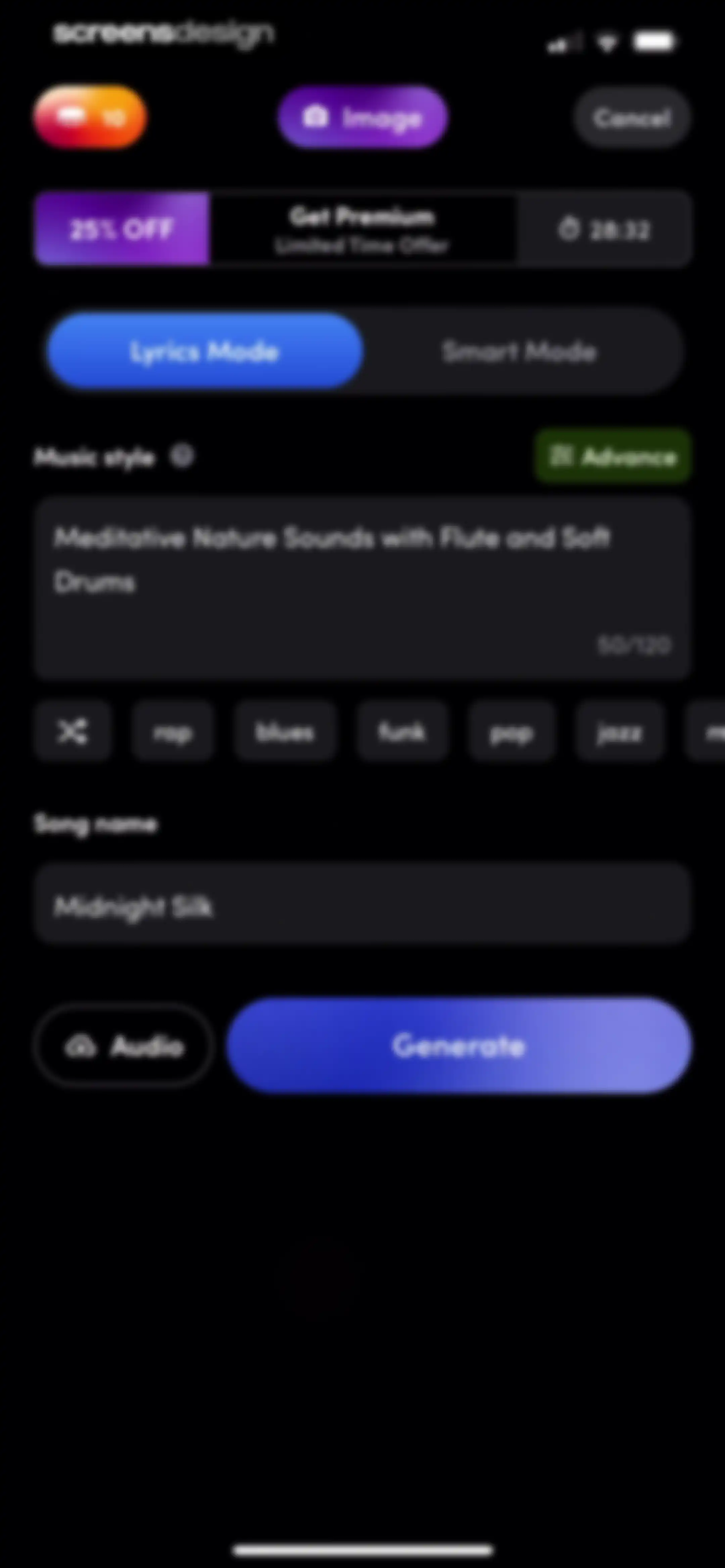 AI Song Generator - Zona screen 23