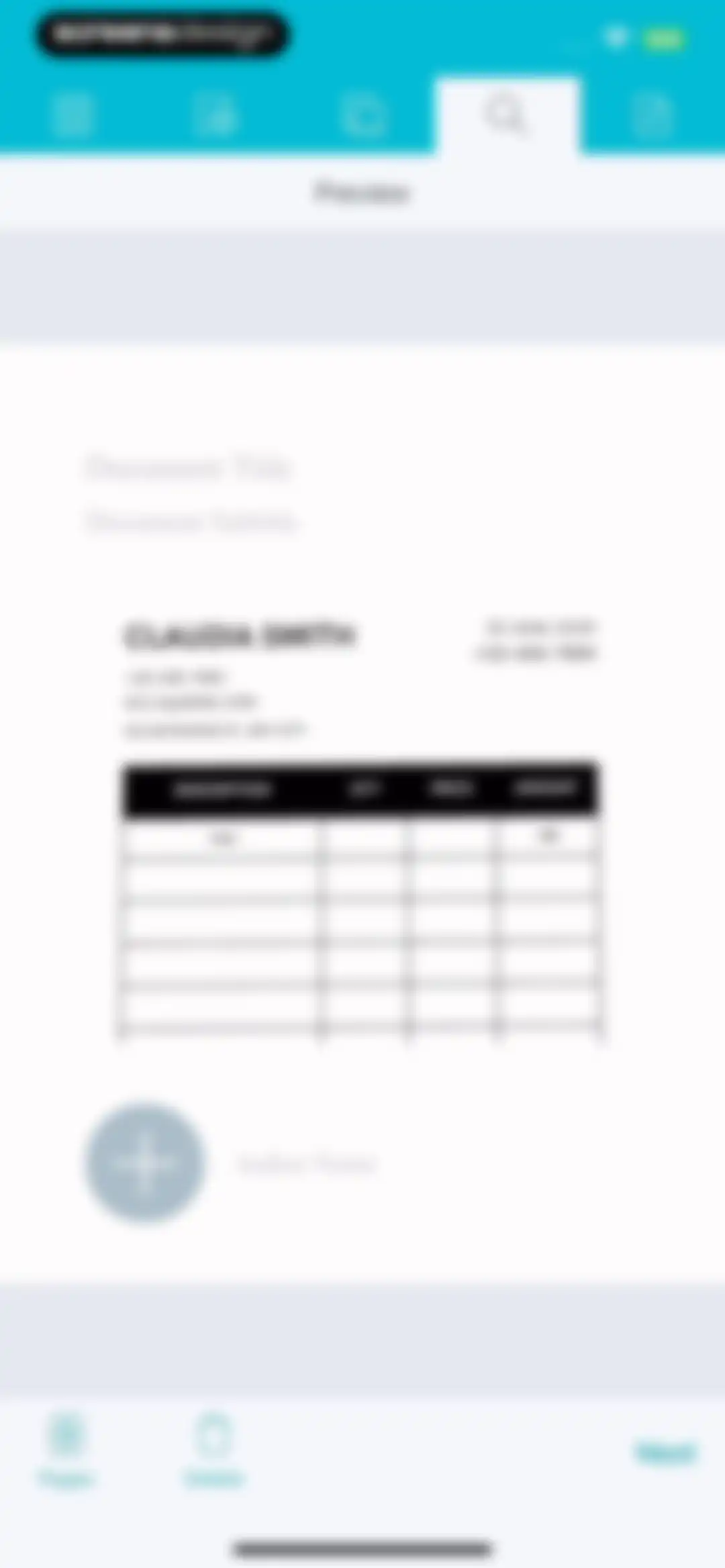 PDF Photos screen 35