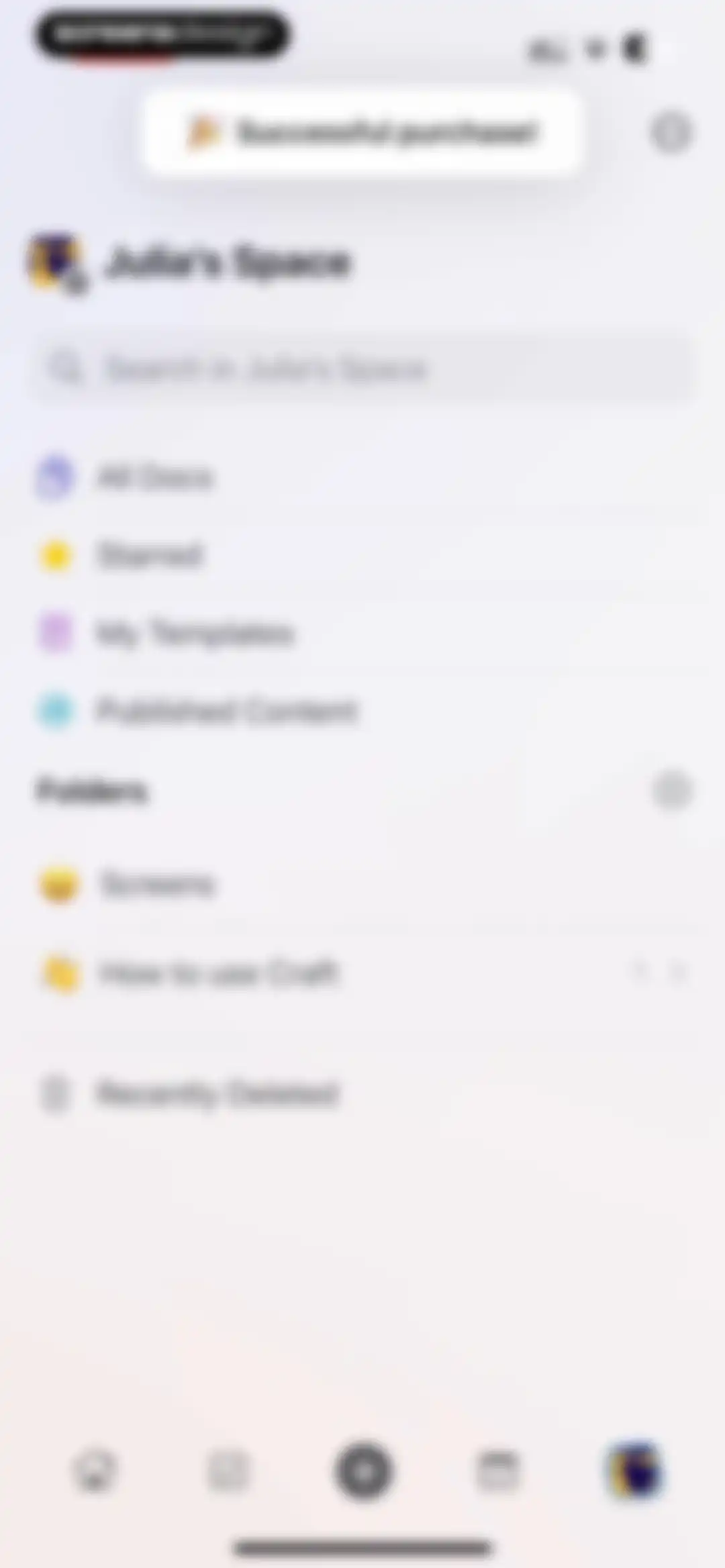 Craft: Notes, Documents, AI screen 169