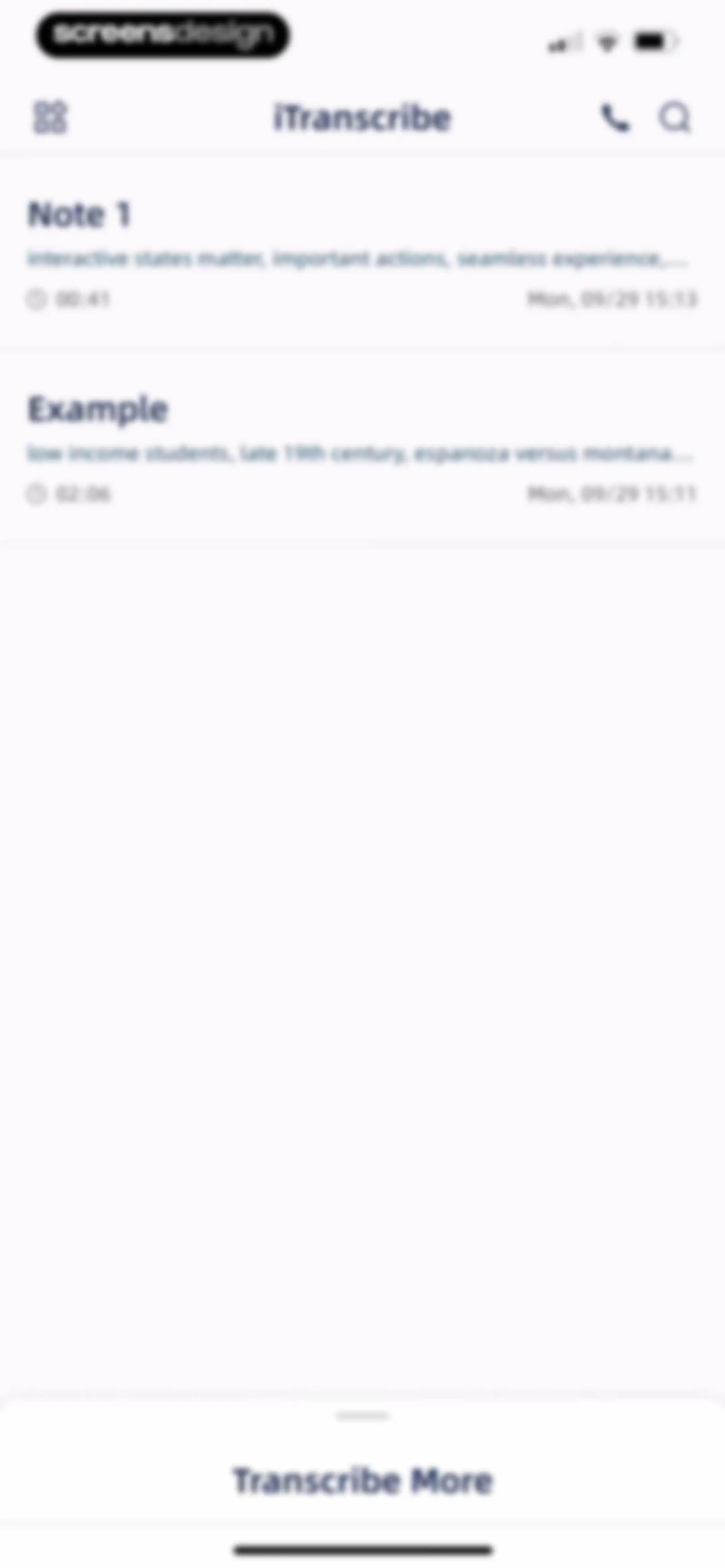 iTranscribe - Audio to Text screen 62