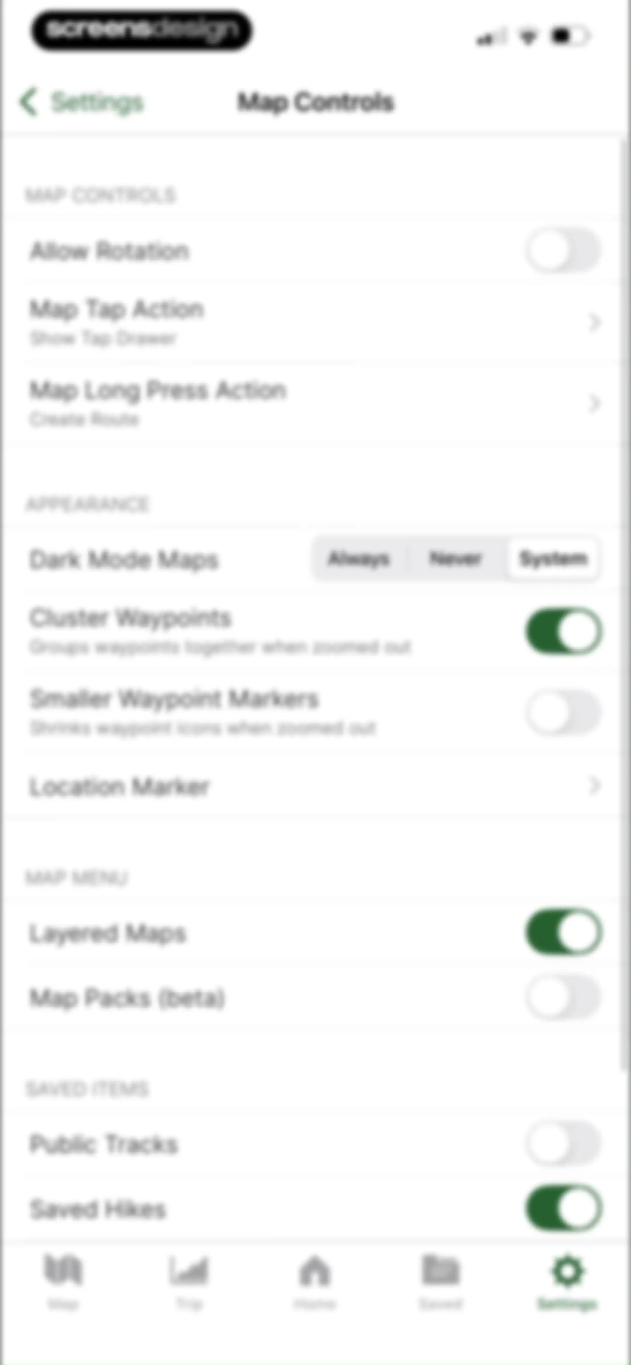 Gaia GPS: Mobile Trail Maps screen 123