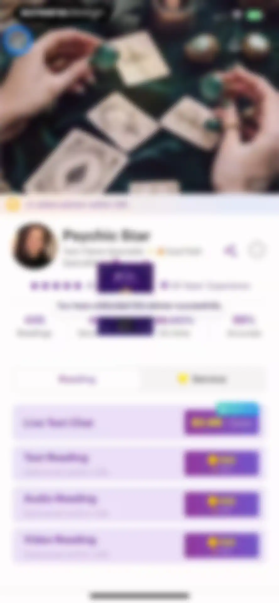 Soulight-Online Psychic Advice screen 23