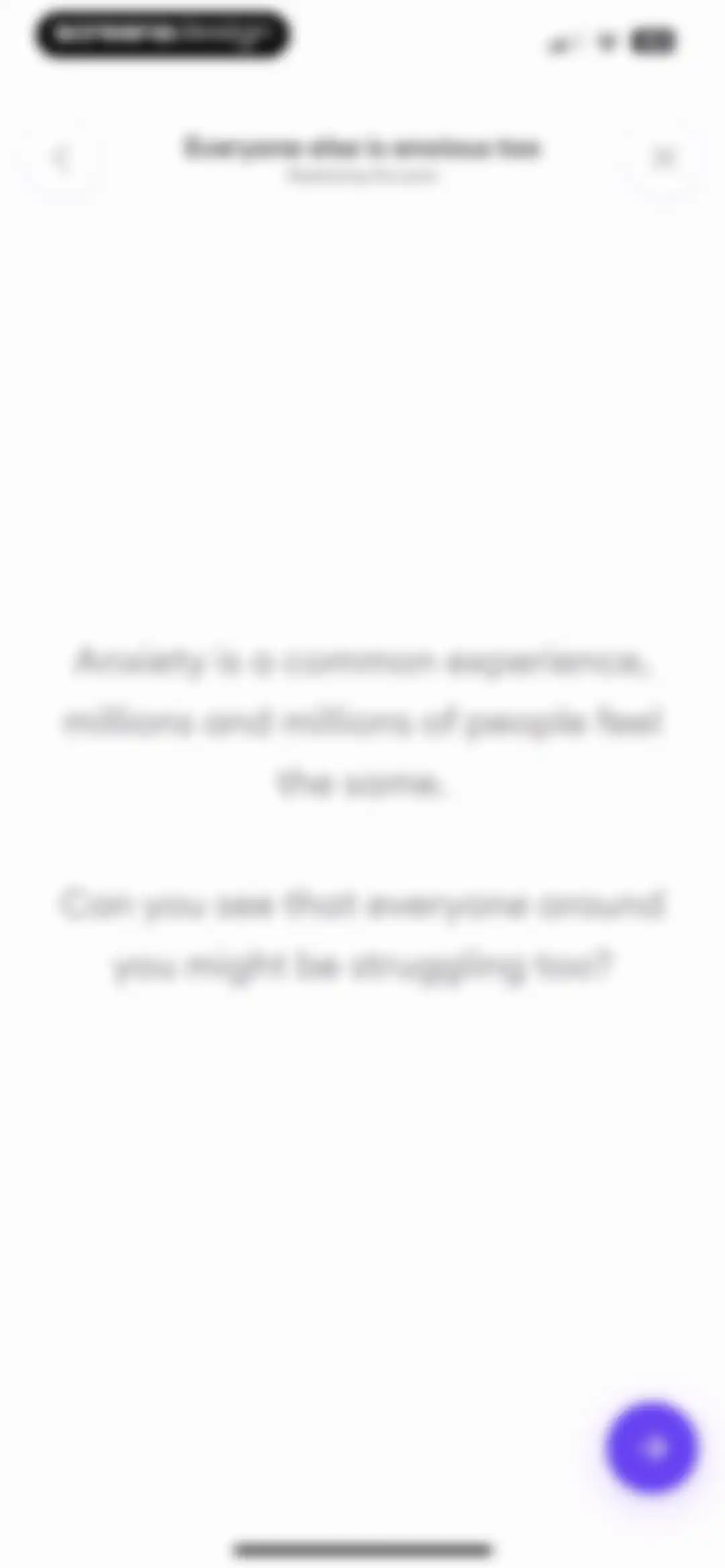 Ahead: Emotional Companion screen 112
