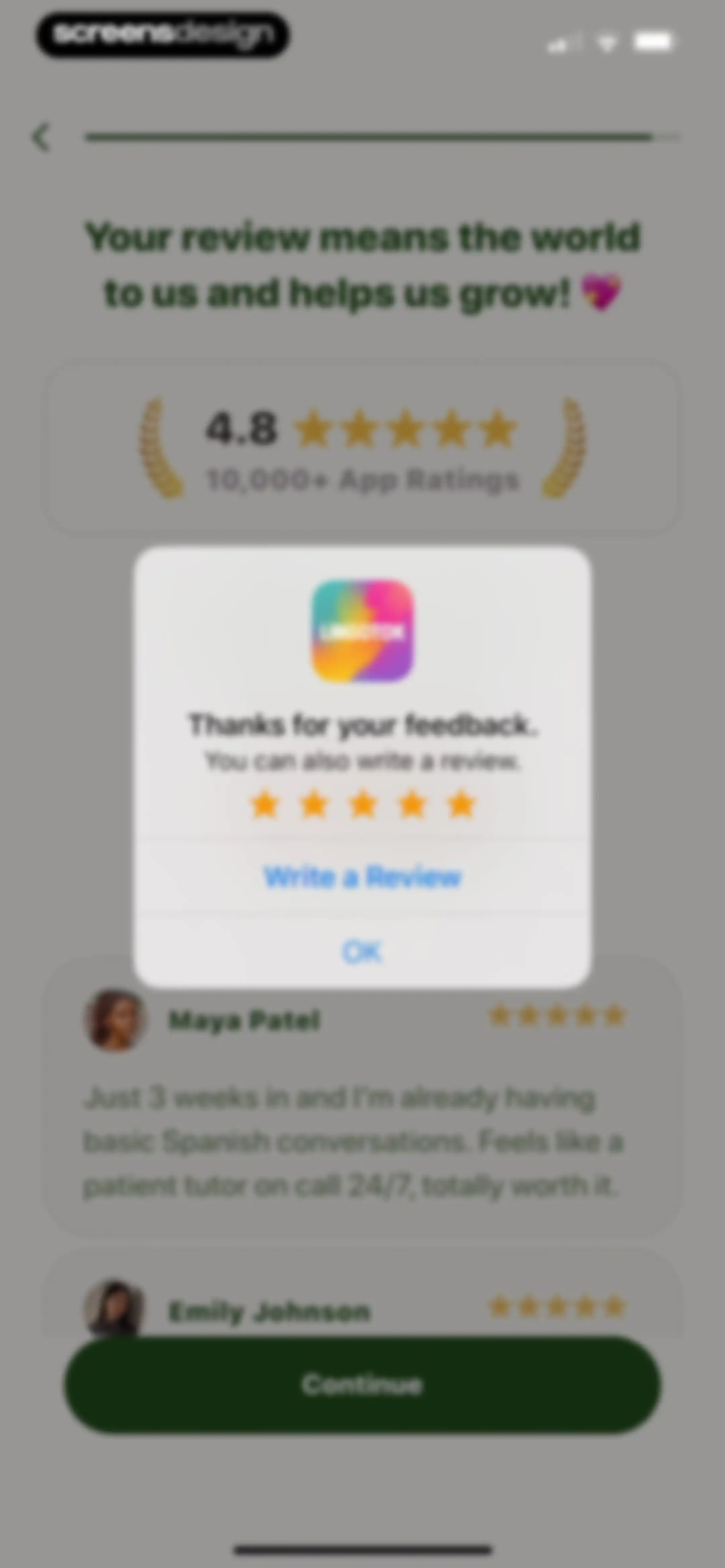 LingoTok - AI Language Tutor screen 33