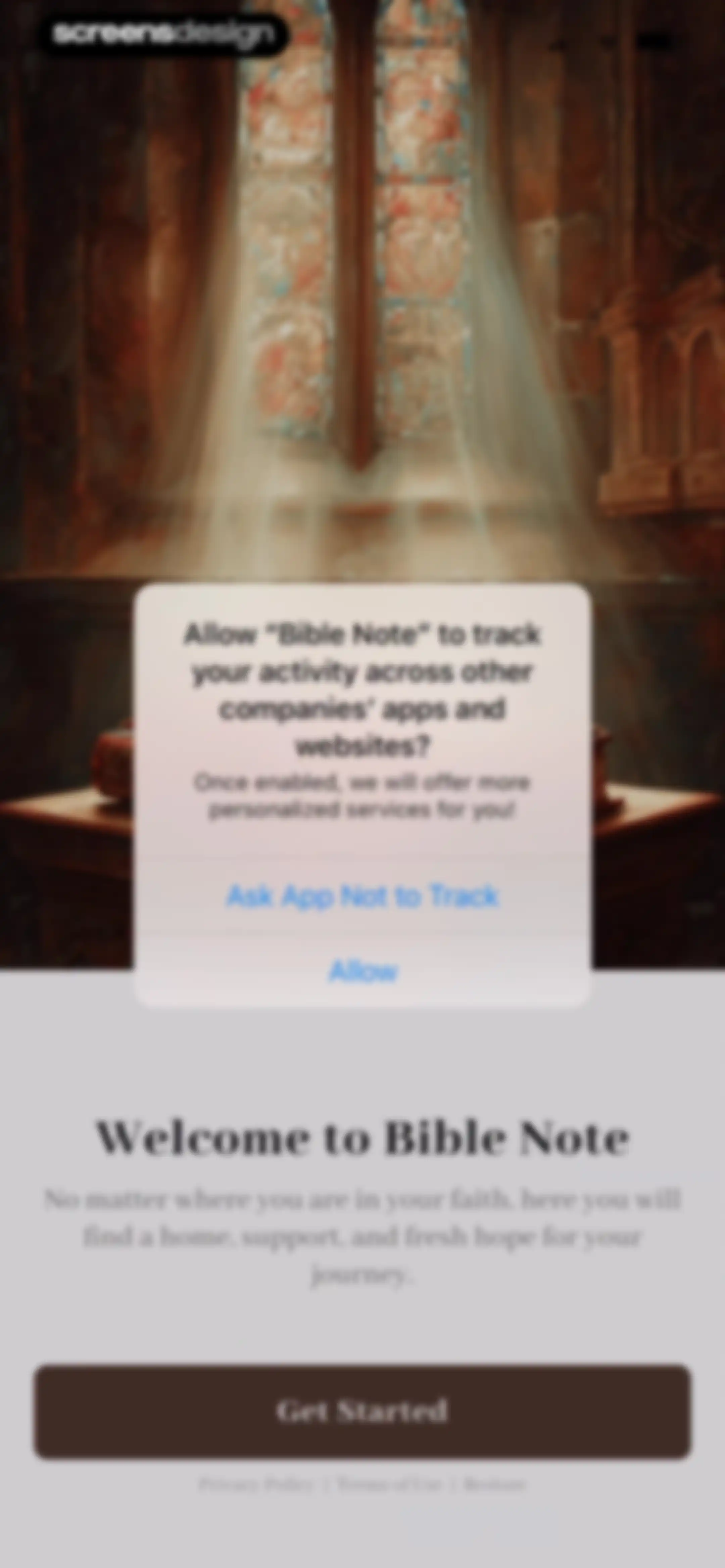 Bible Note: Sermon Notes screen 2