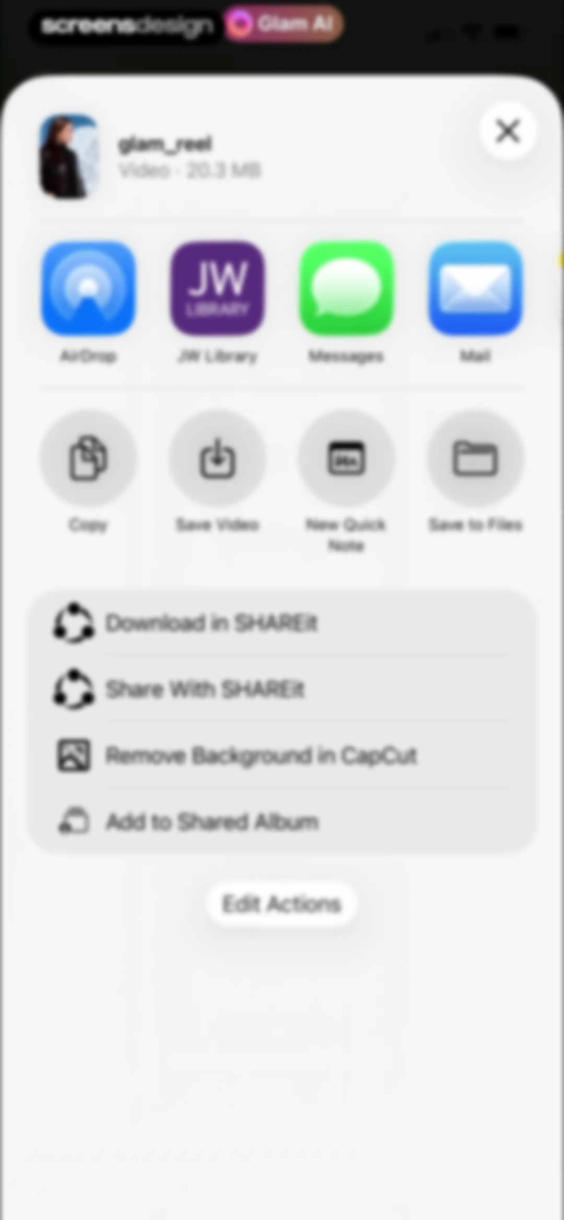 Glam AI: Video & Photo Editor screen 82