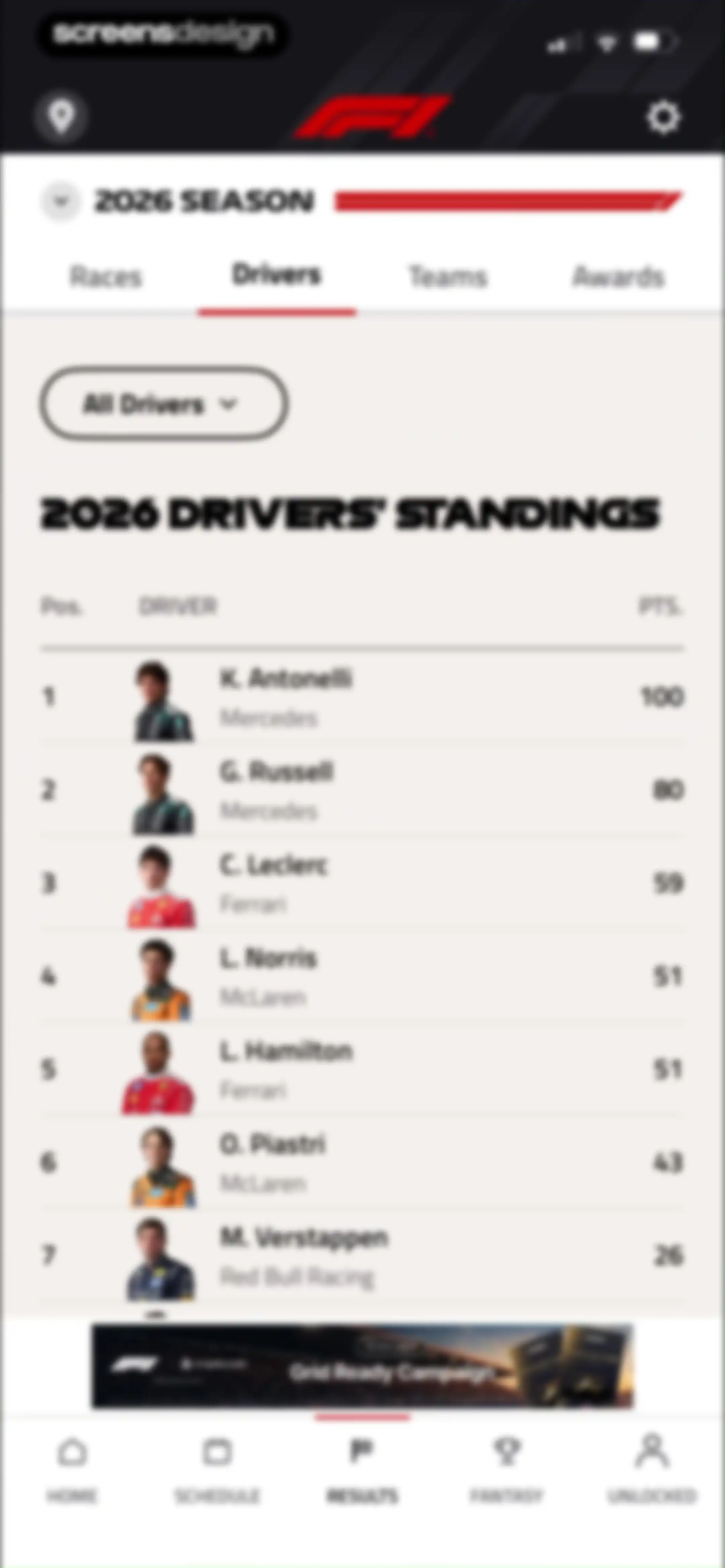 Formula 1® screen 78