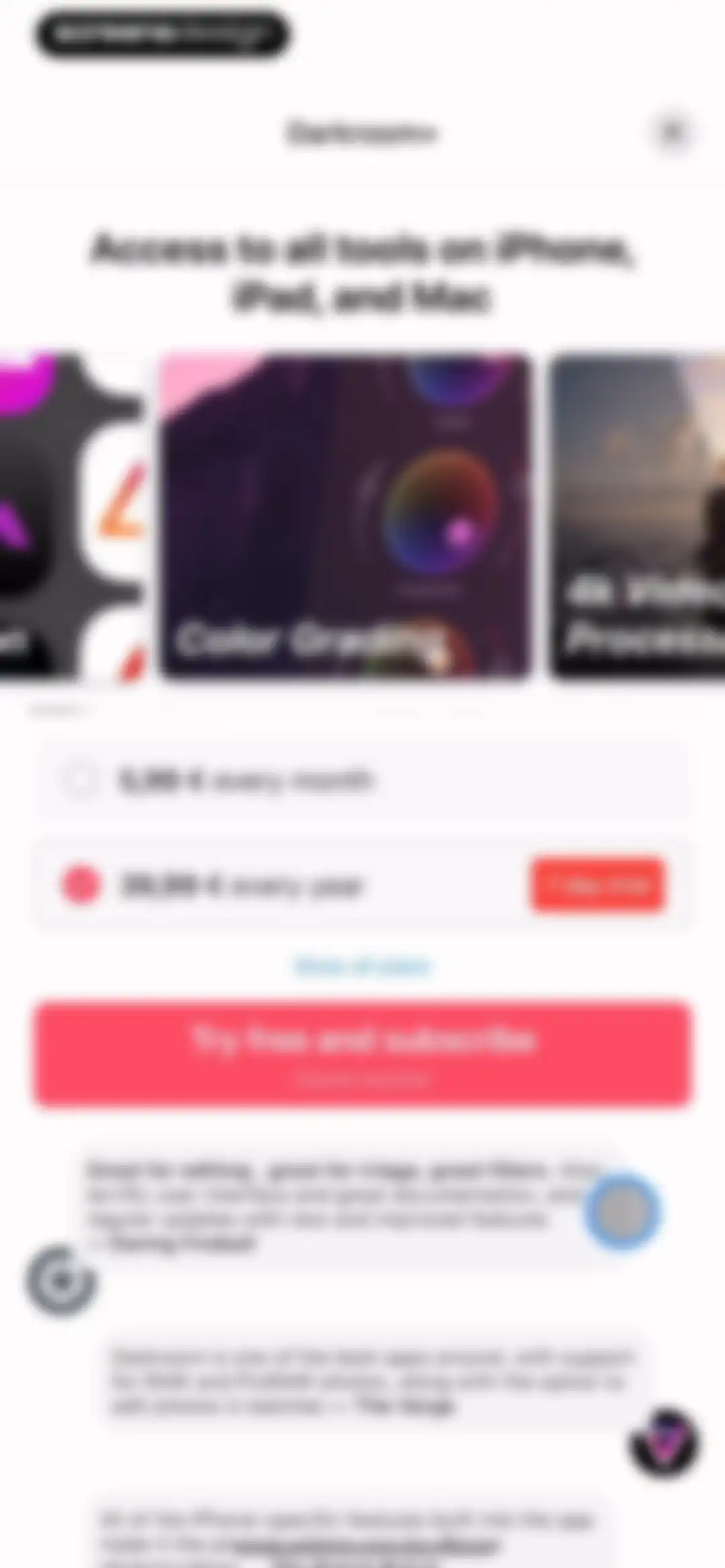 Darkroom: Photo & Video Editor screen 4