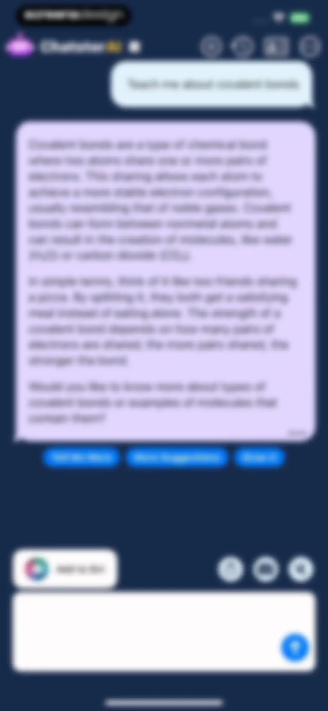 AI Assistant: Images & Writing screen 70