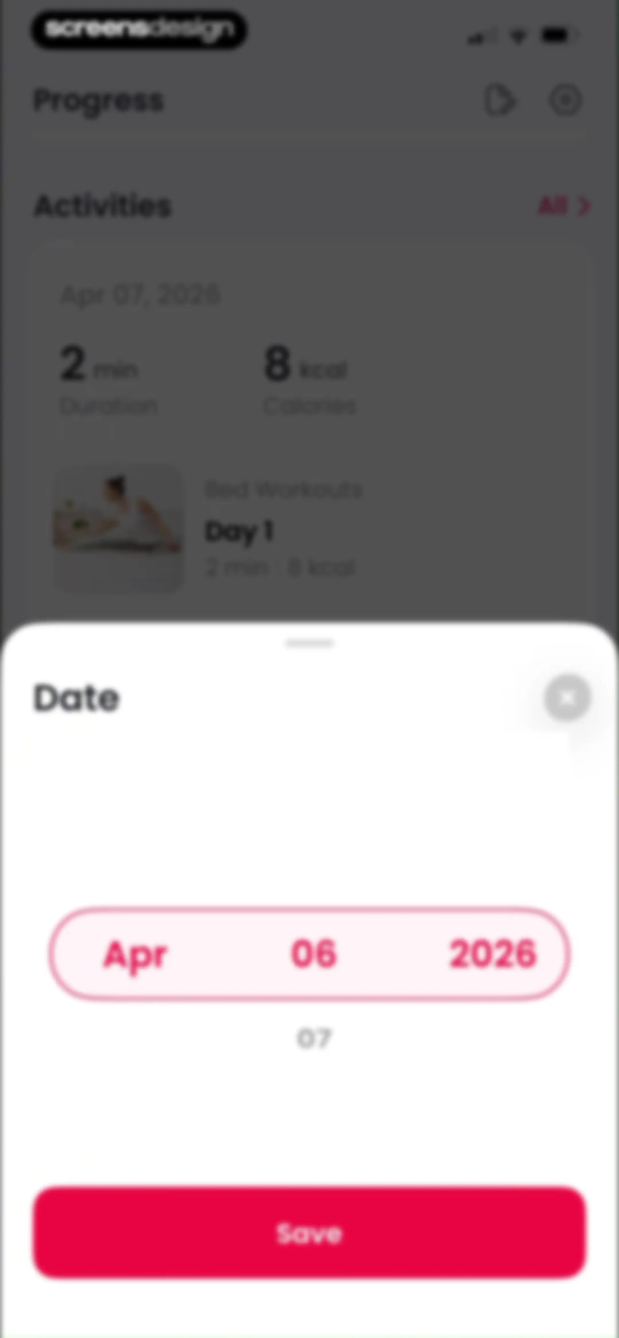 ChillFit: Home Workout Planner screen 143