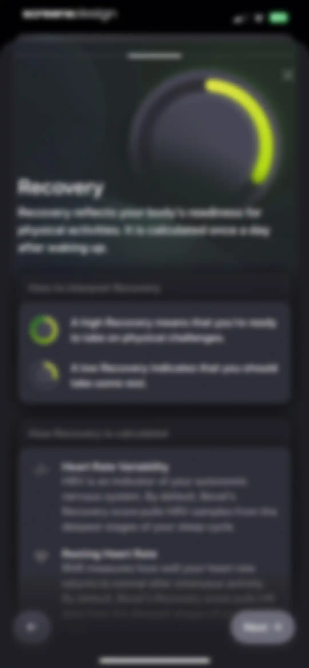 Bevel: AI Health Coach screen 230