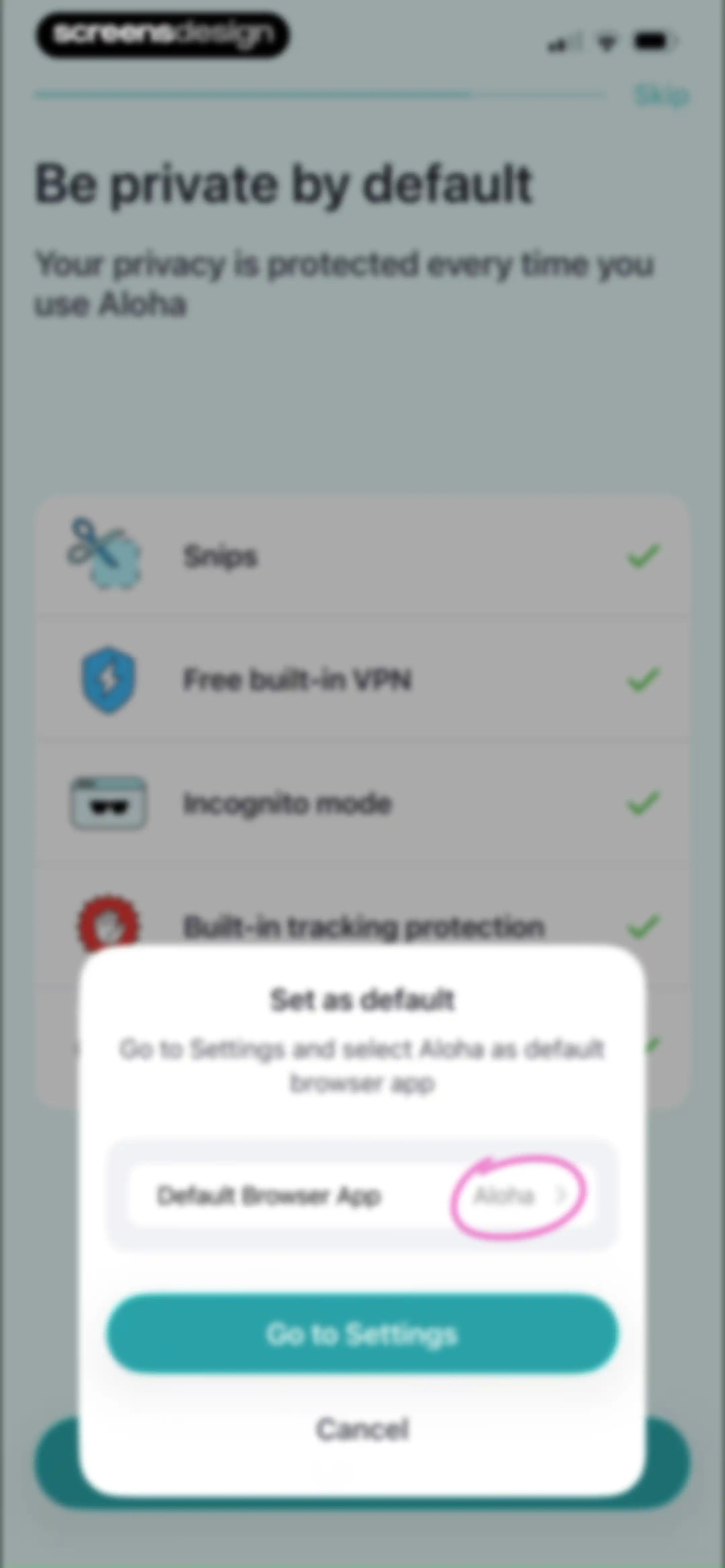 Aloha Browser – Private VPN screen 4