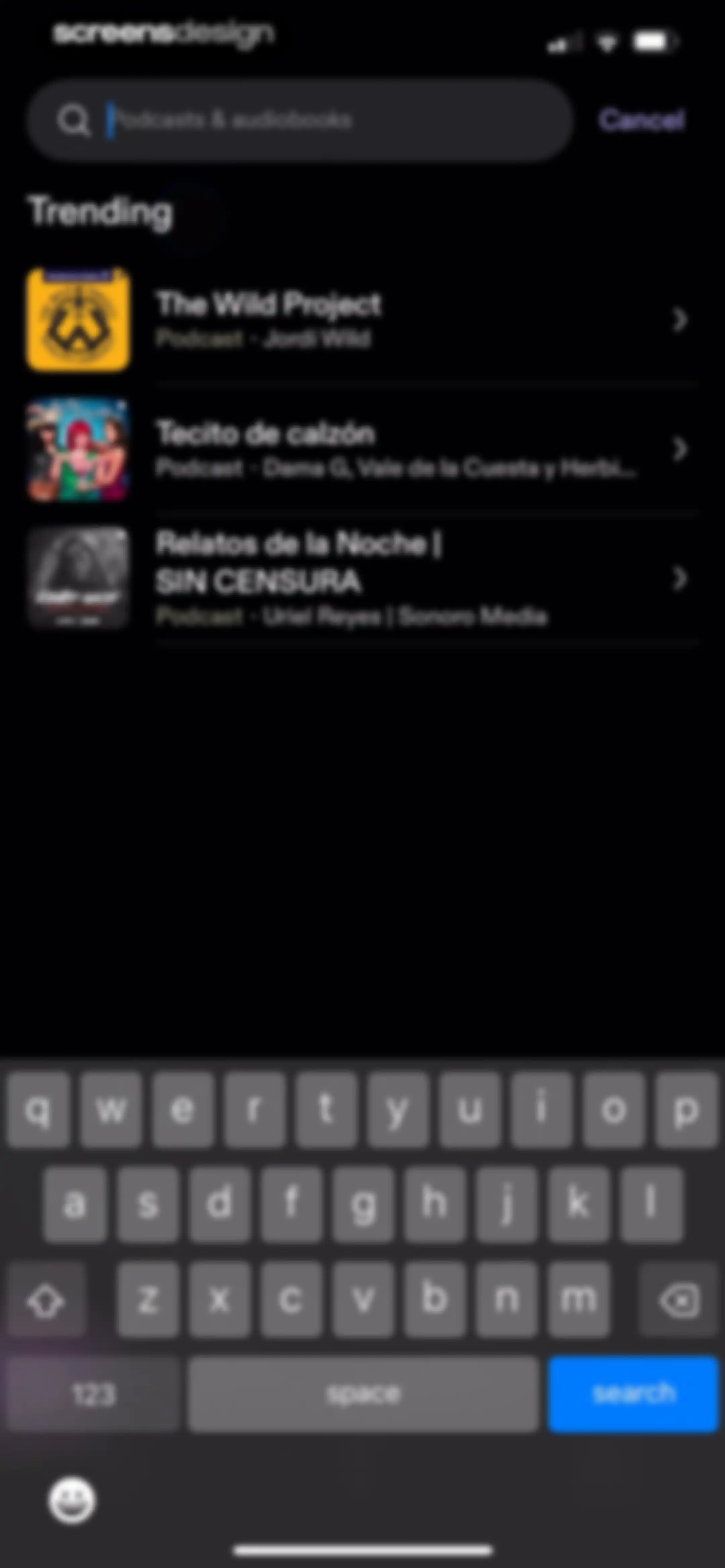 Podimo: Podcasts & audiobooks screen 87