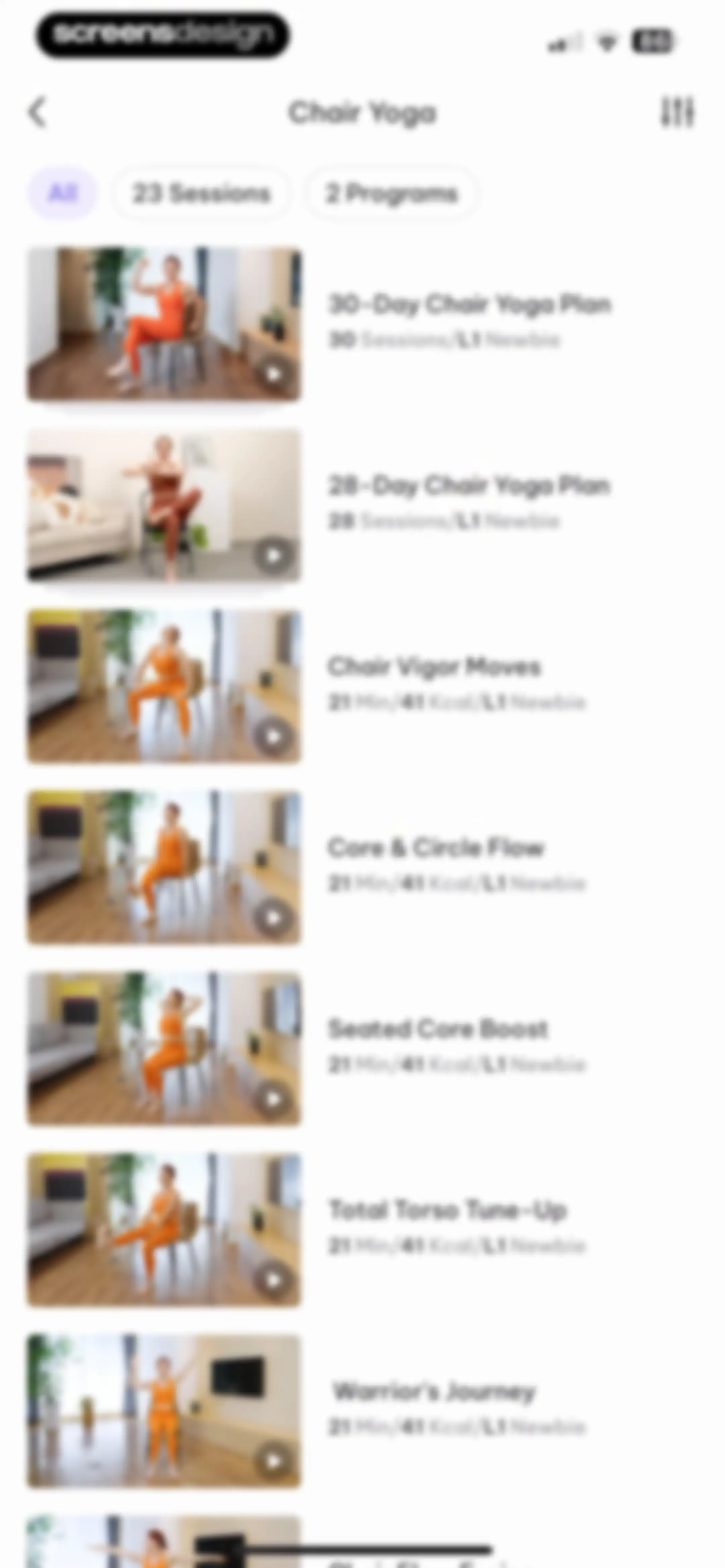 Daily Yoga: Yoga for Fitness® screen 44