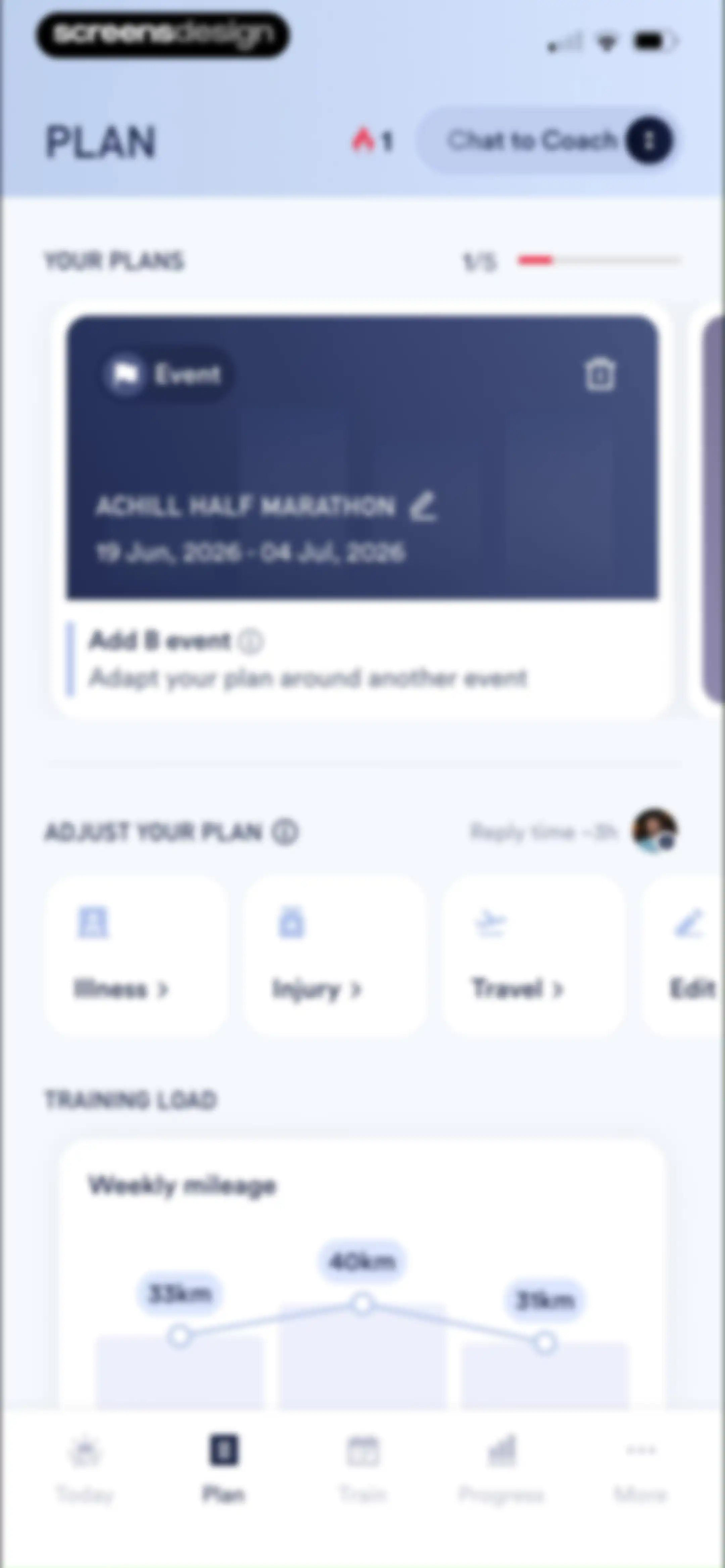 Coopah: The Run Coaching App screen 135