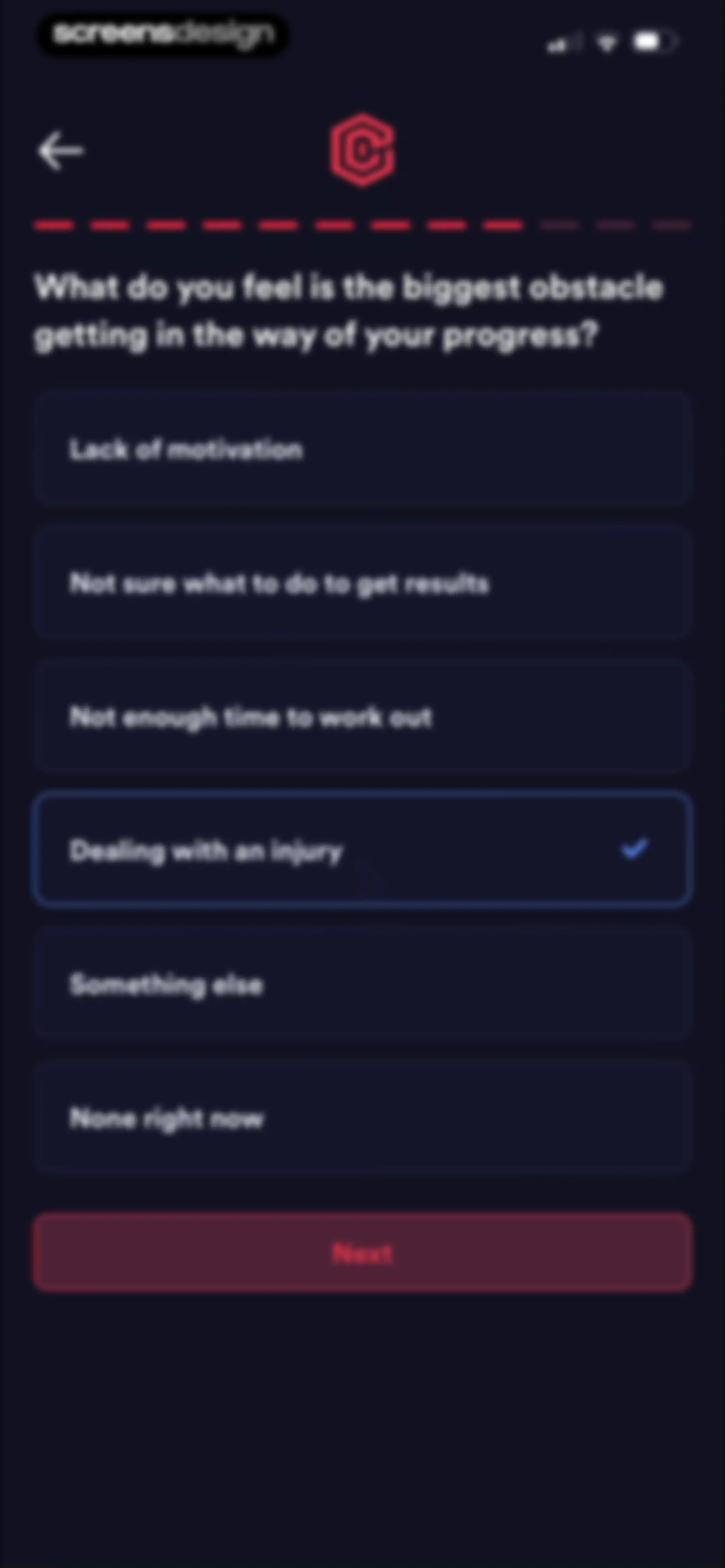 Caliber: Strength Training screen 15