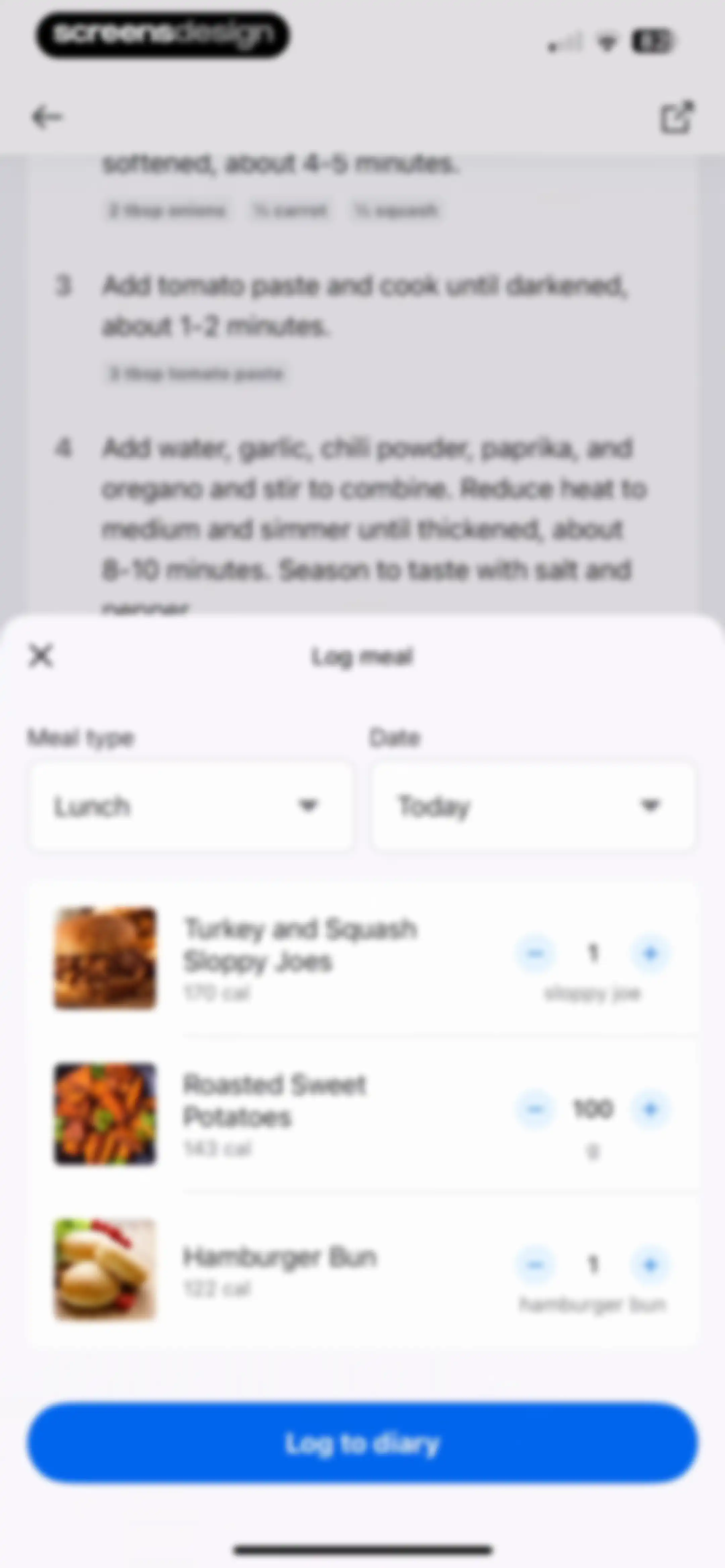 MyFitnessPal: Calorie Counter screen 86
