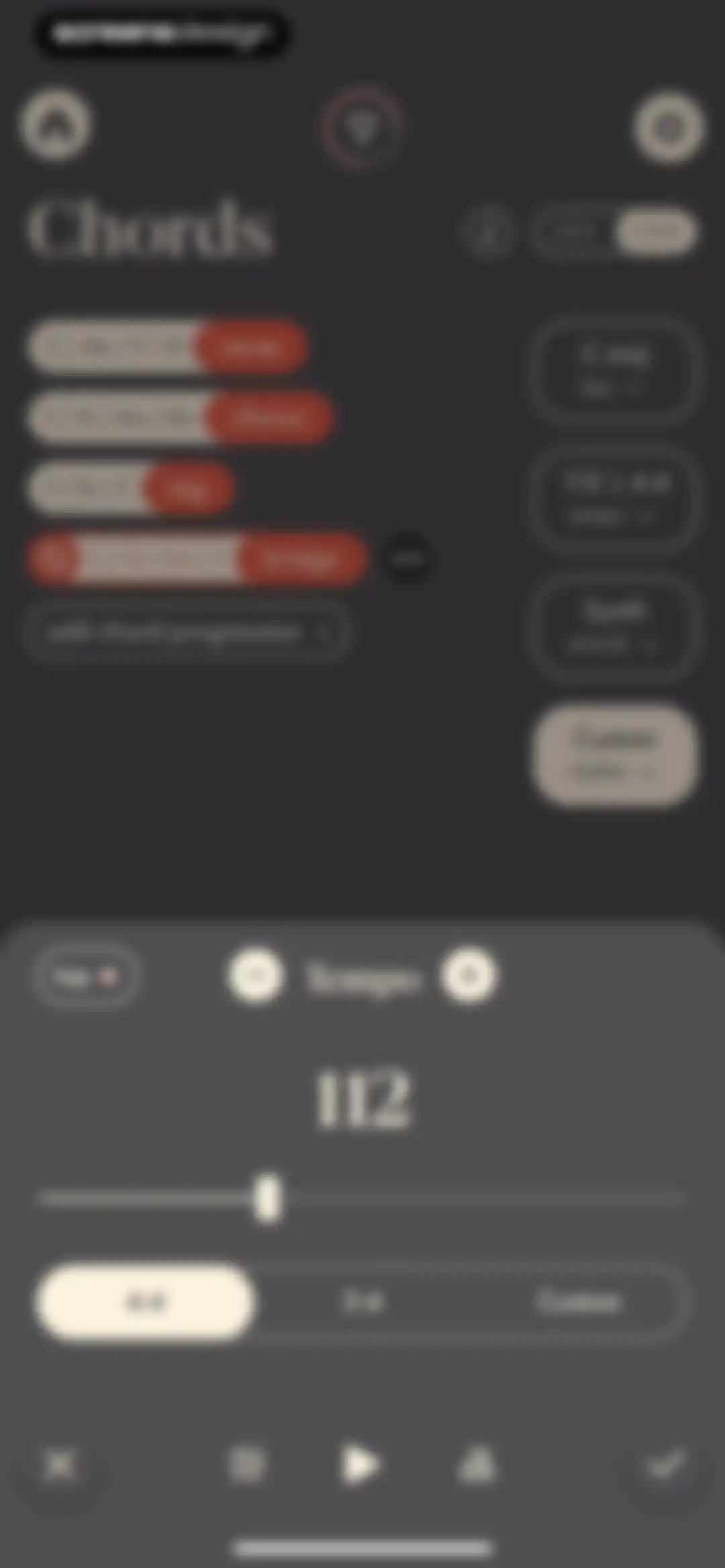 Demo: Songwriting Studio screen 64