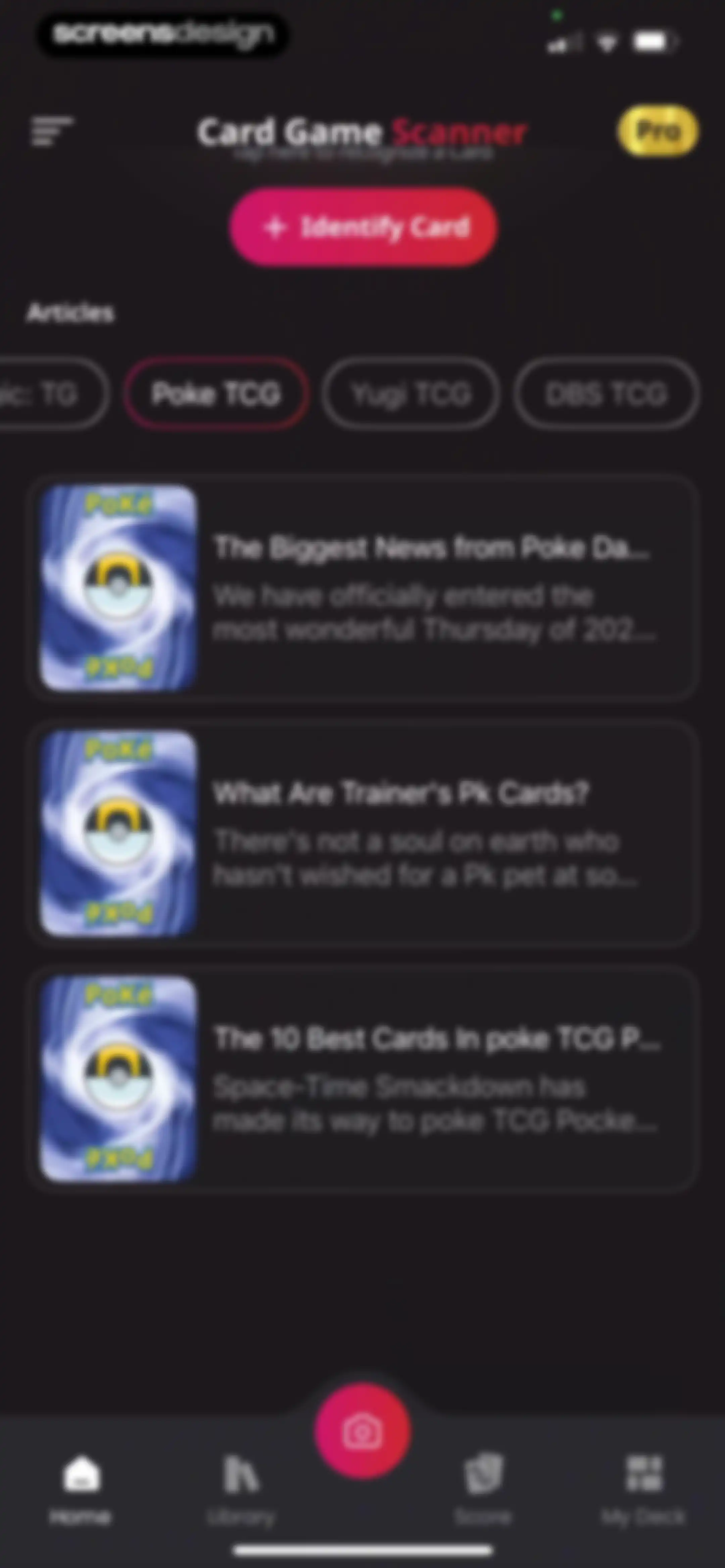 TCG Card Identifier Value screen 28