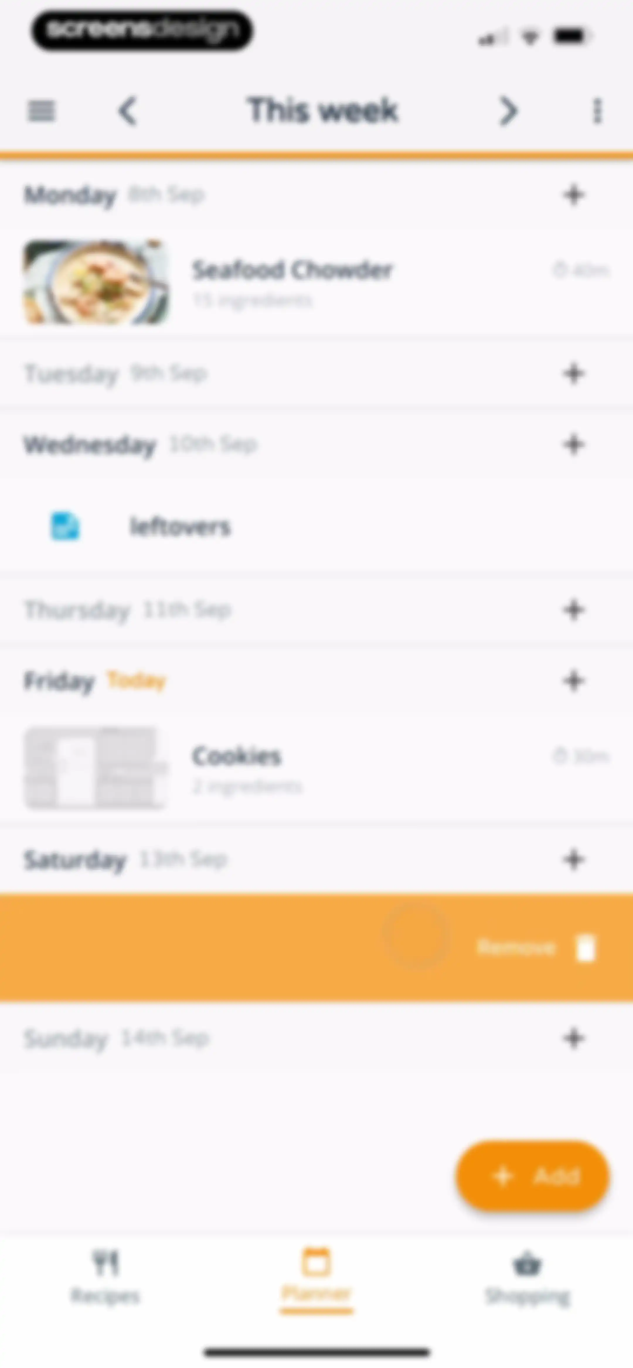 Stashcook: Recipe Keeper screen 142