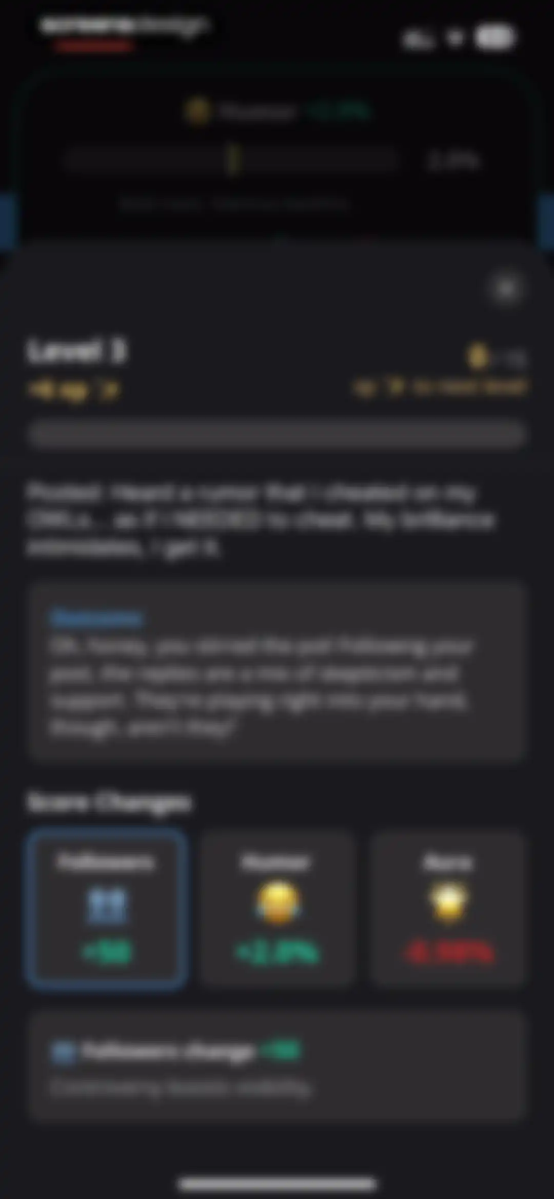 status - sims but social media screen 39