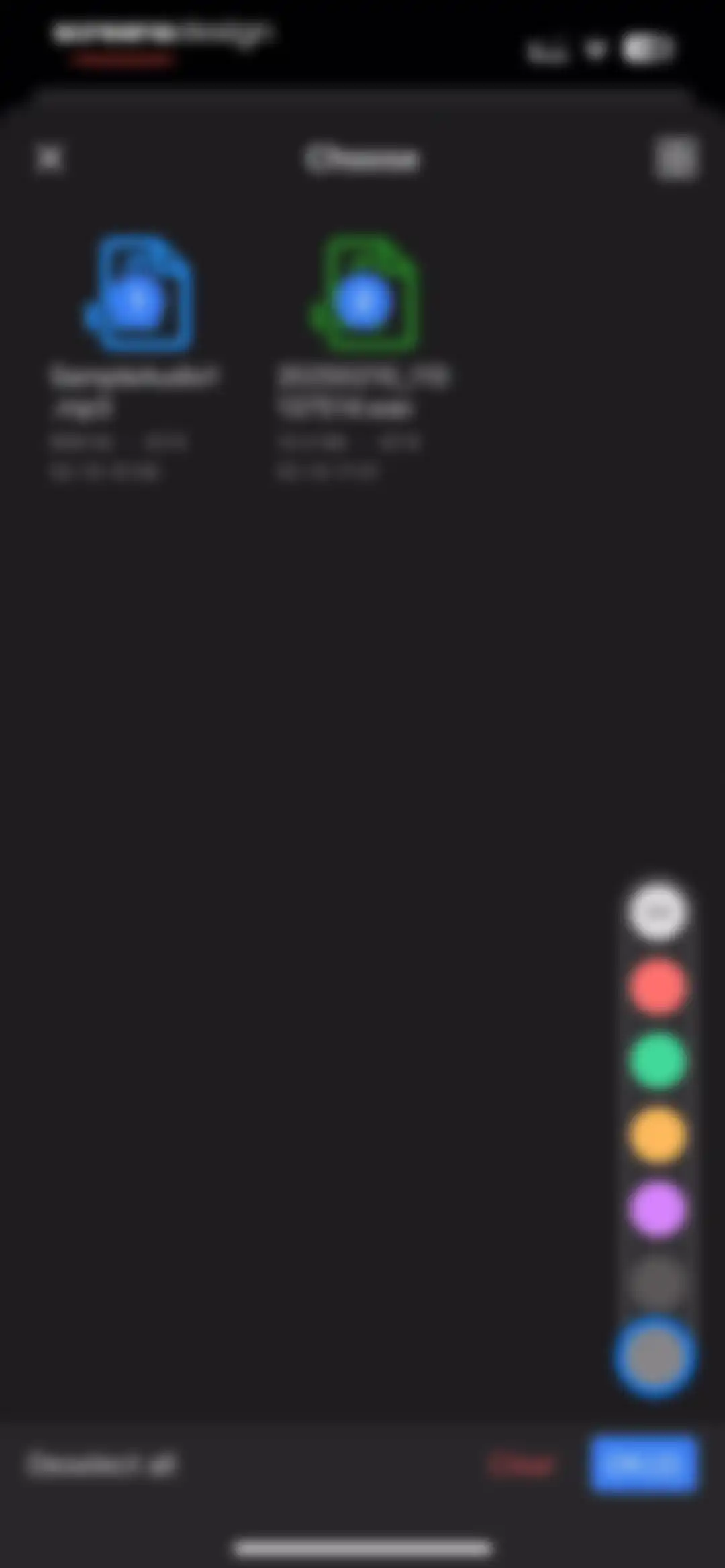 Audio Editor - Music editor screen 42