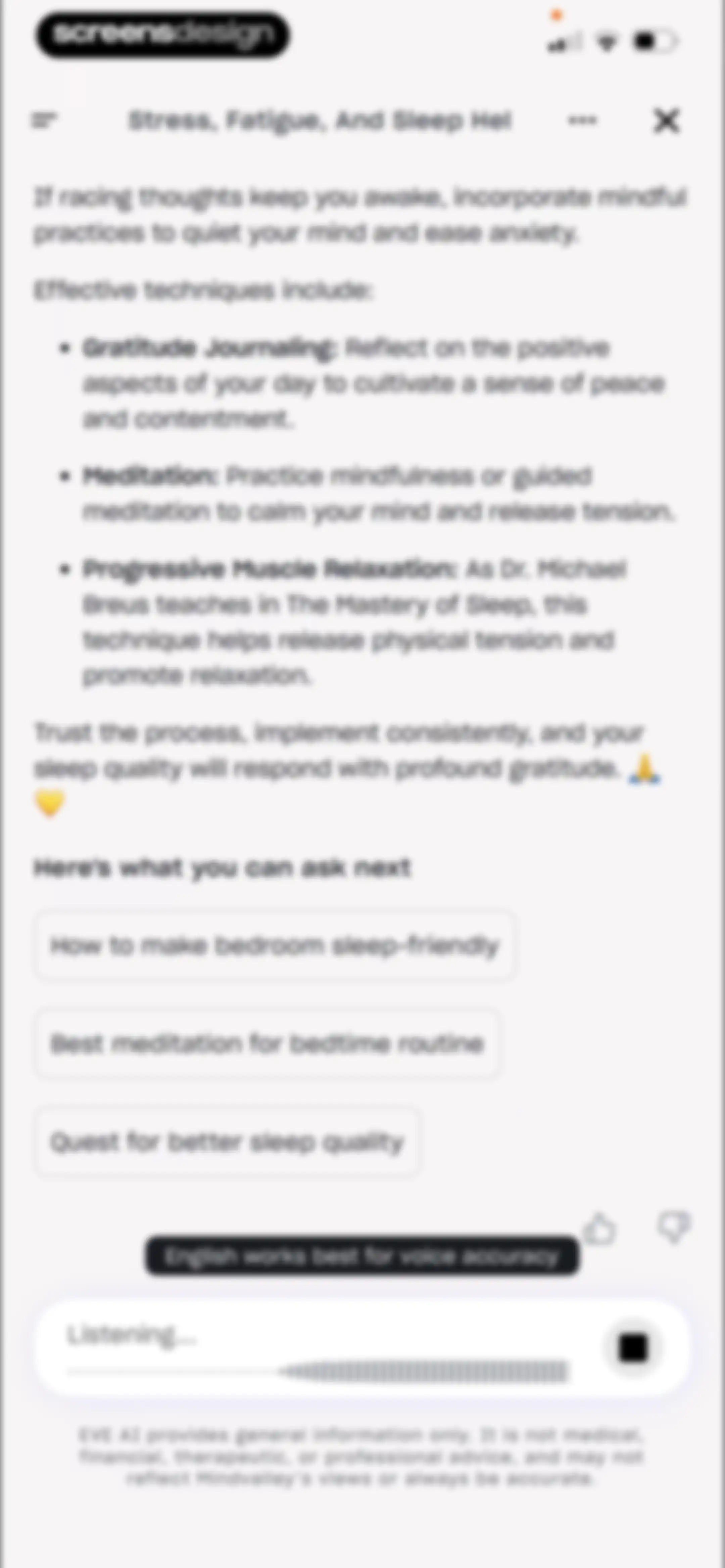 Mindvalley: Self Improvement screen 127
