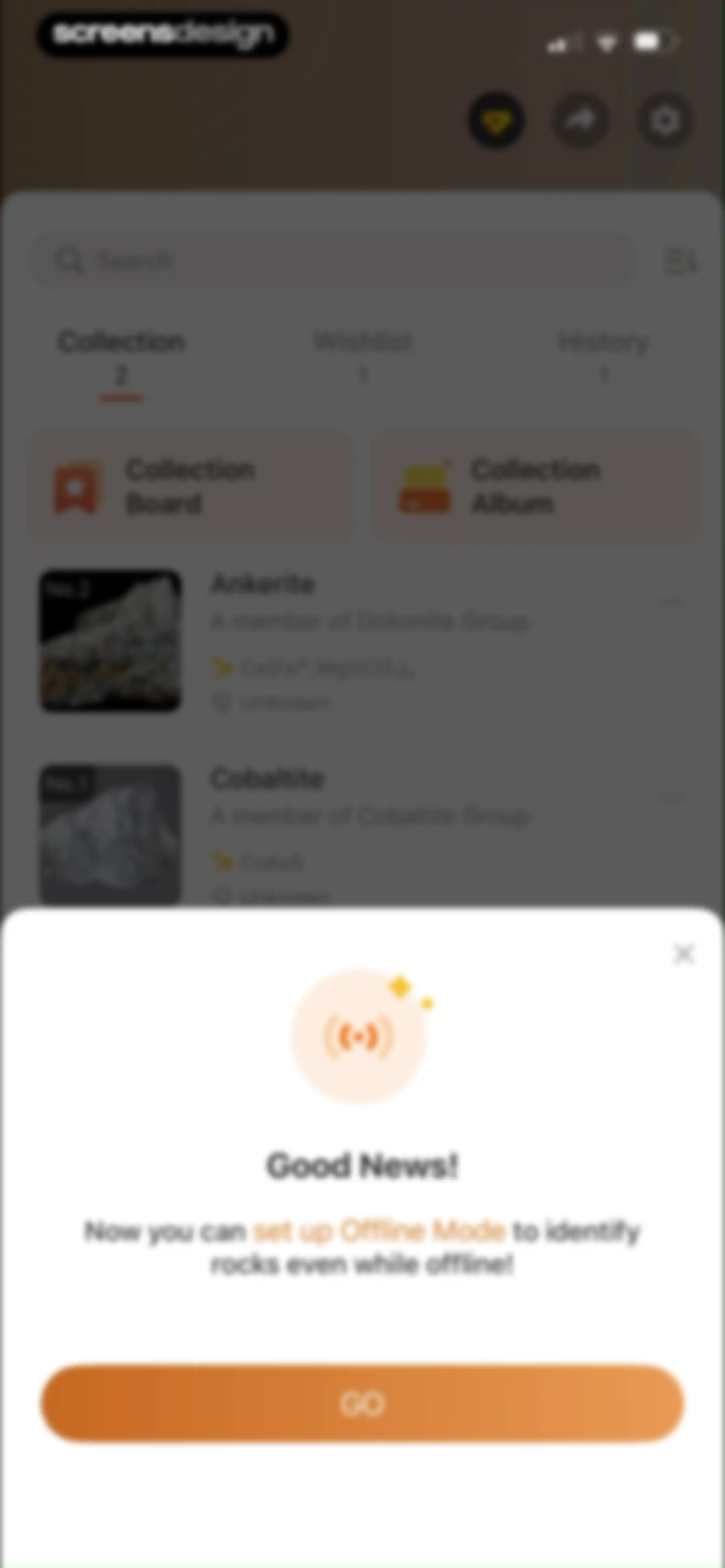Rock Identifier: Stone ID screen 64