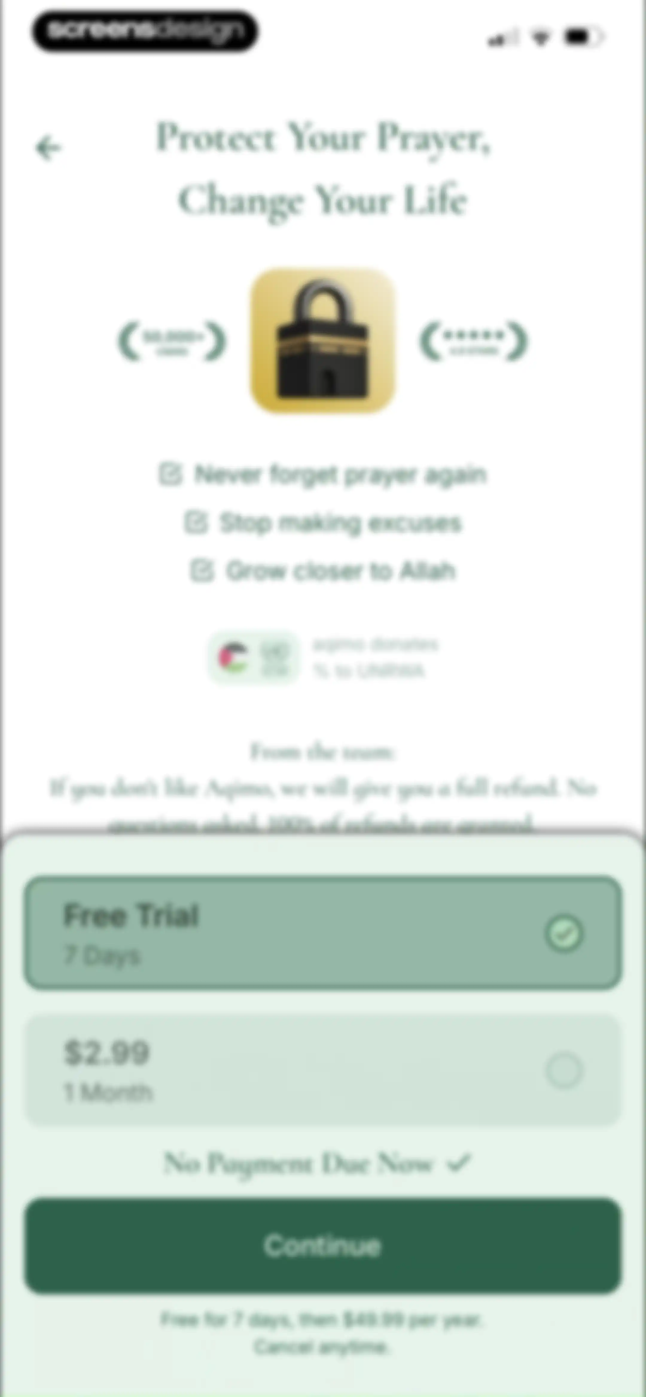 Aqimo: Salah Focus screen 30
