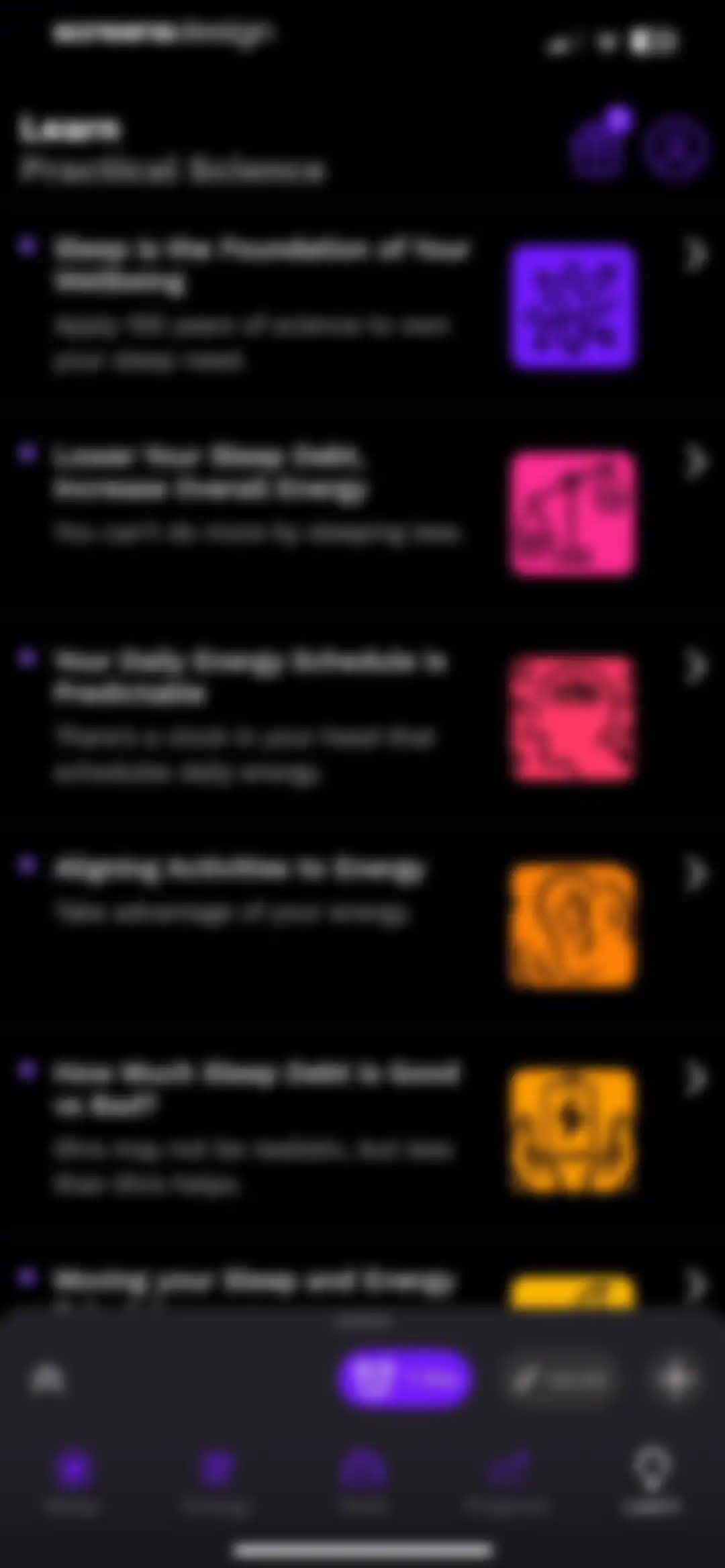 RISE: Sleep Tracker screen 147