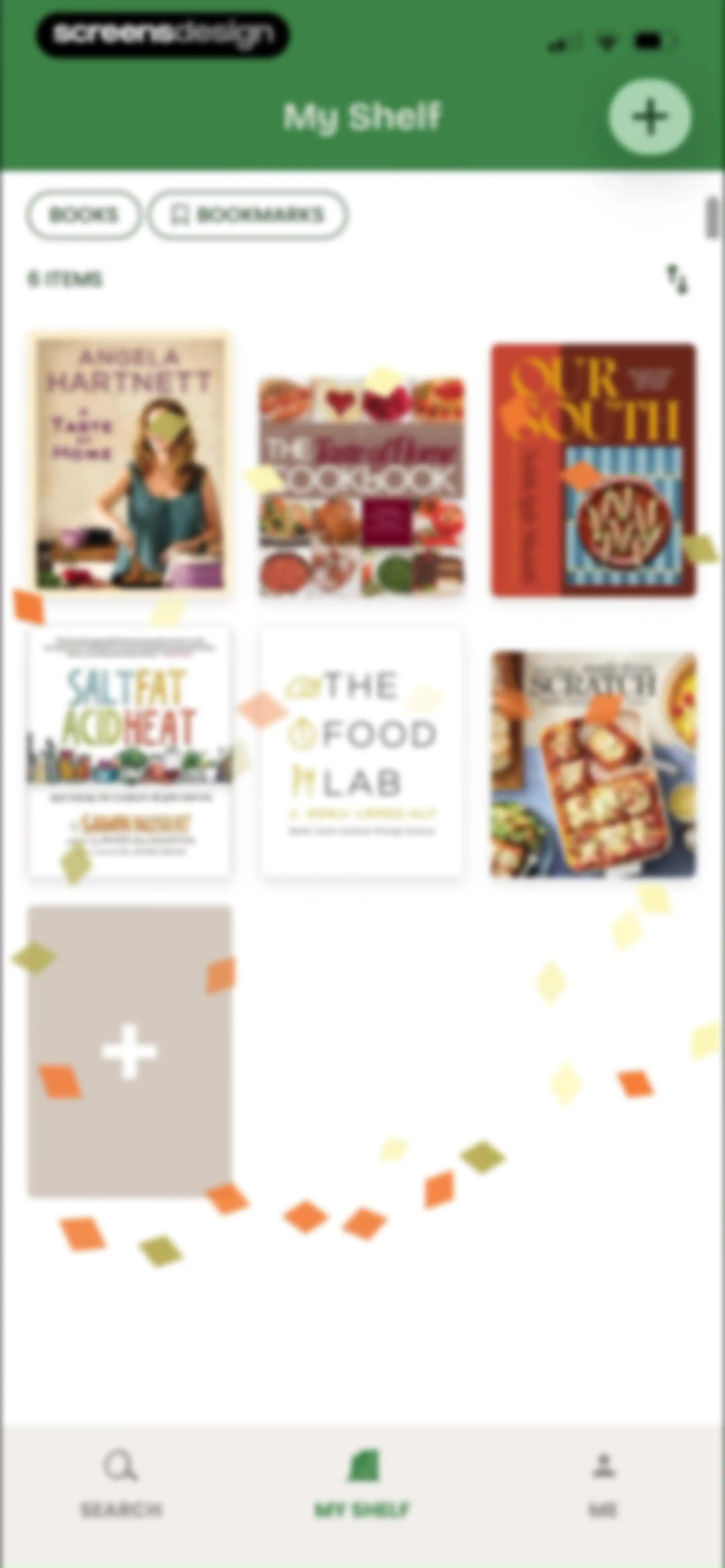 CookShelf: Search Cookbooks screen 33